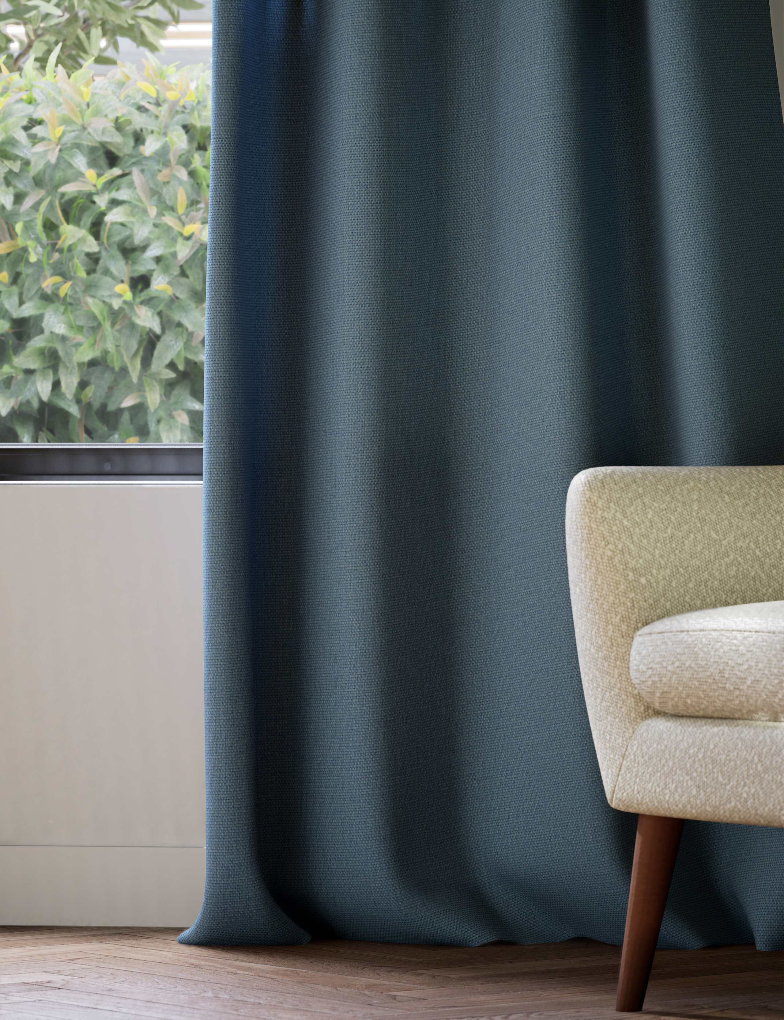 Brushed Eyelet Blackout Thermal Curtains 2 of 4