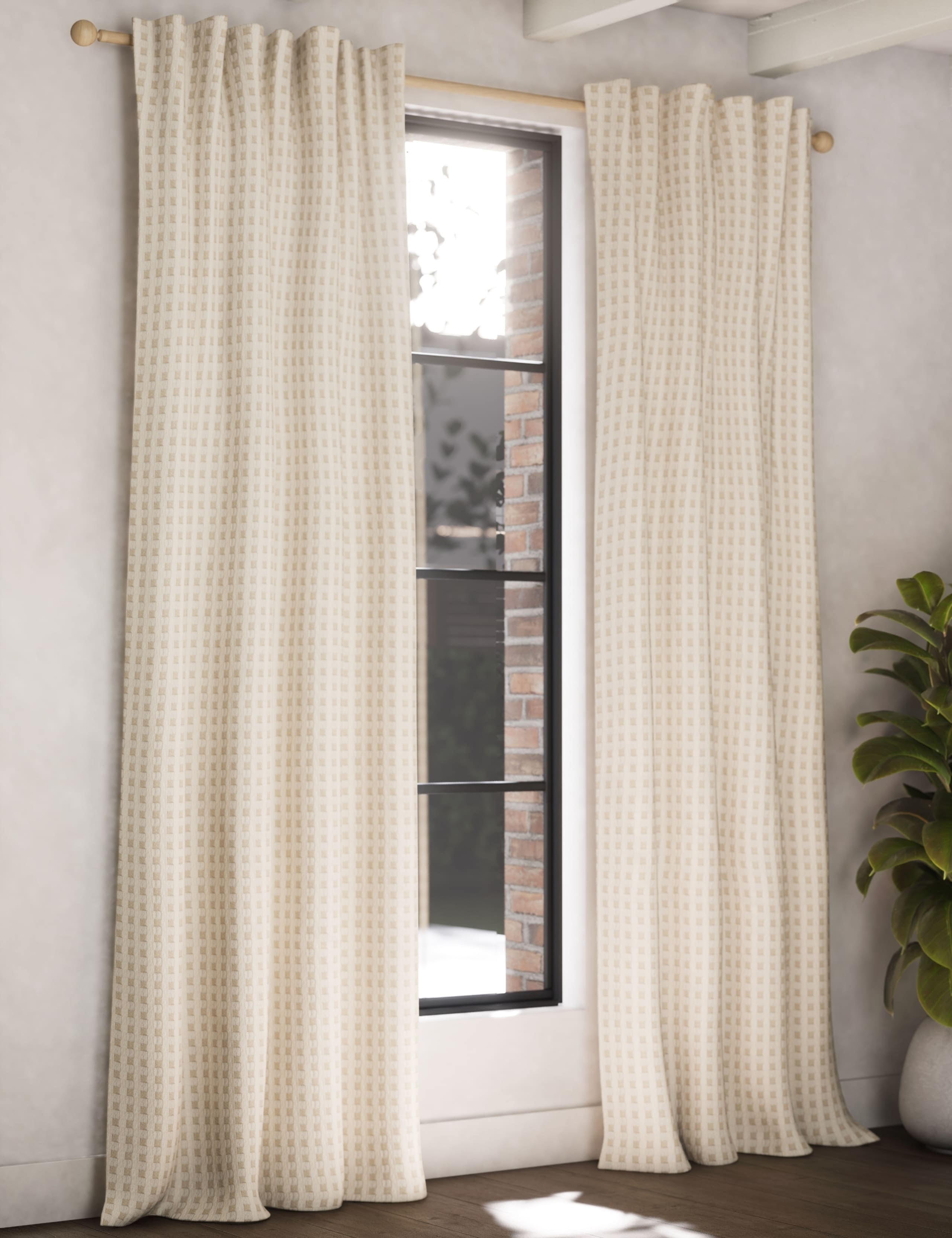 Gingham Multiway Blackout Curtains 3 of 5