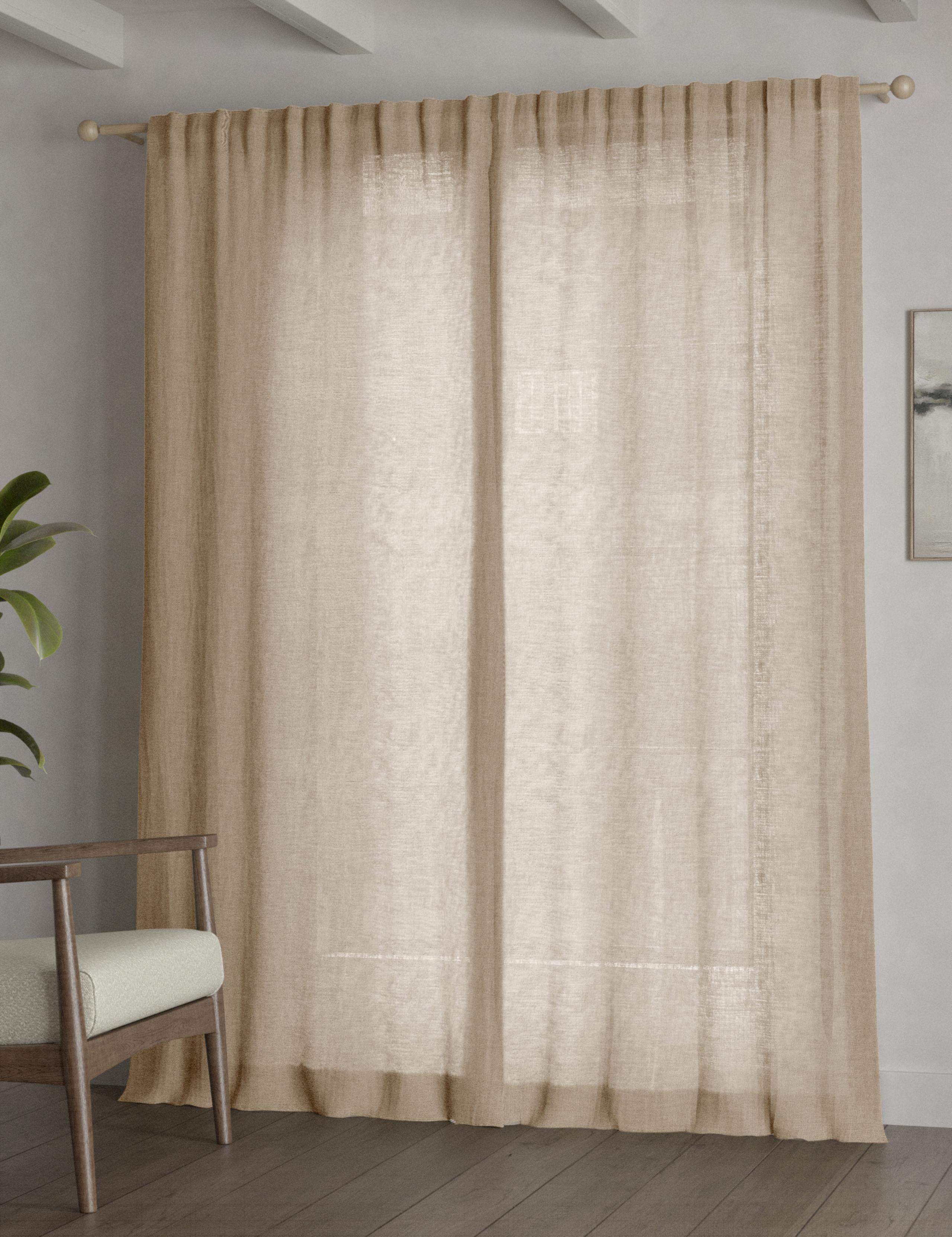 Cotton Rich Sheer Curtains 4 of 5