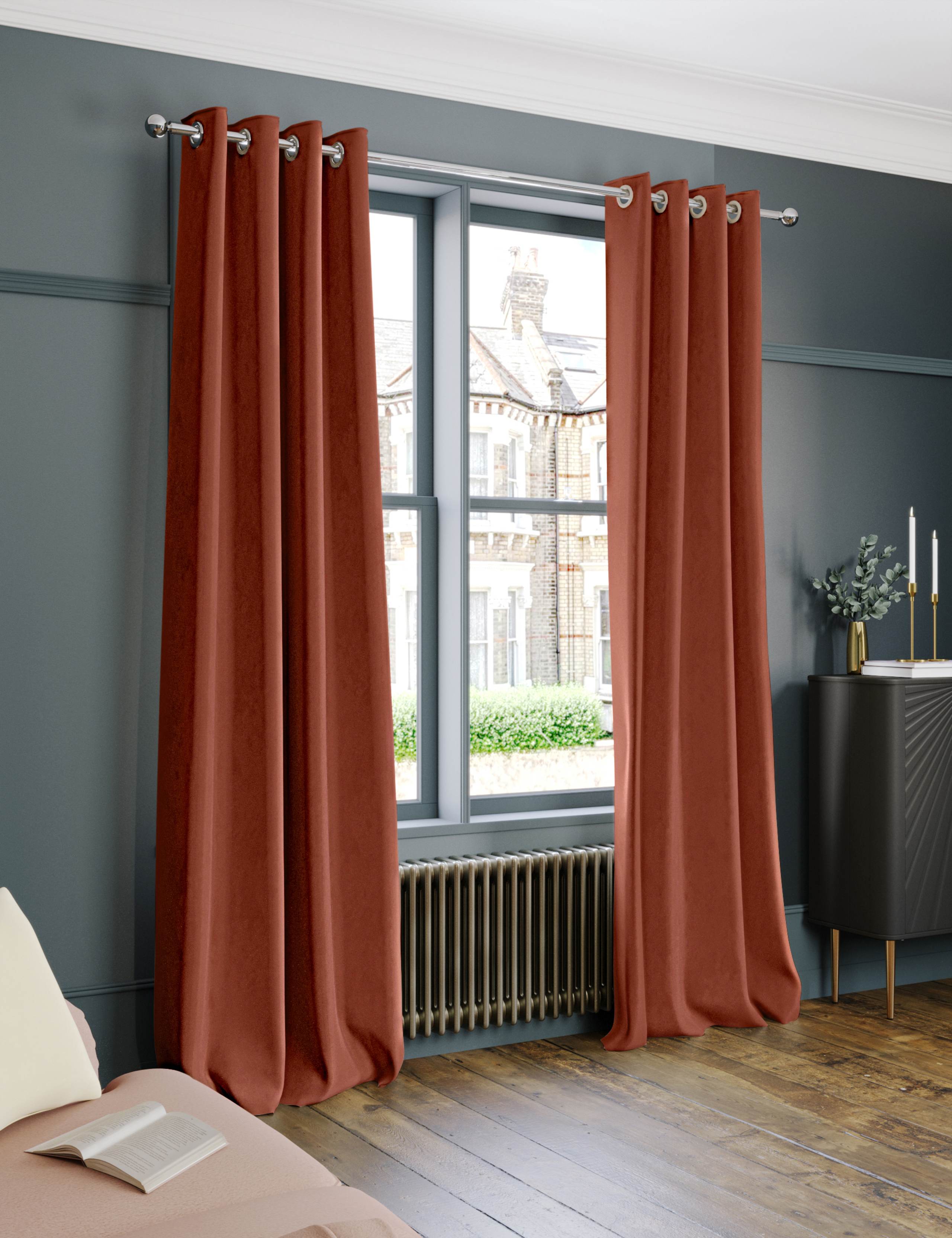 Velvet Eyelet Ultra Thermal Curtains 4 of 5