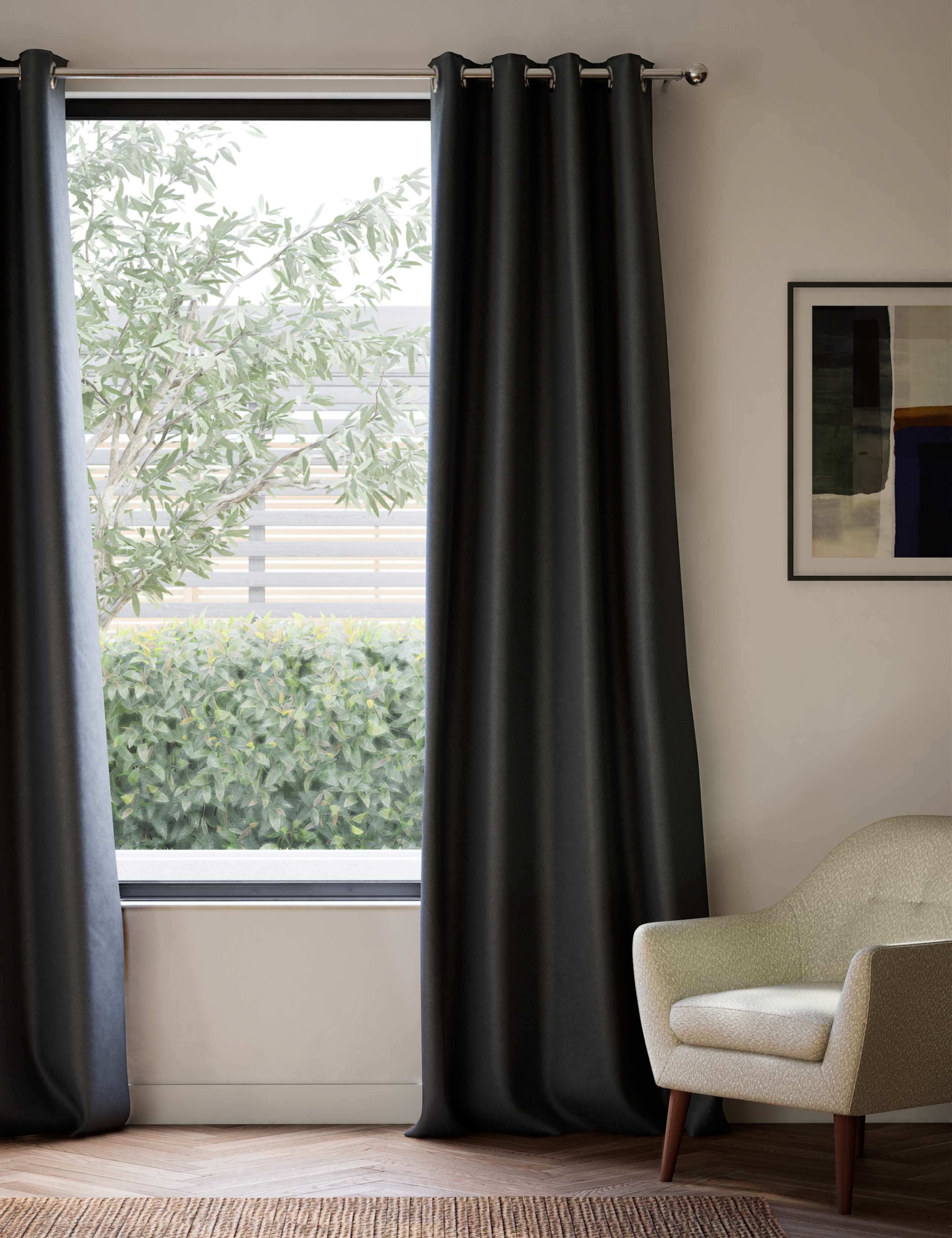 Velvet Eyelet Ultra Thermal Curtains 3 of 5