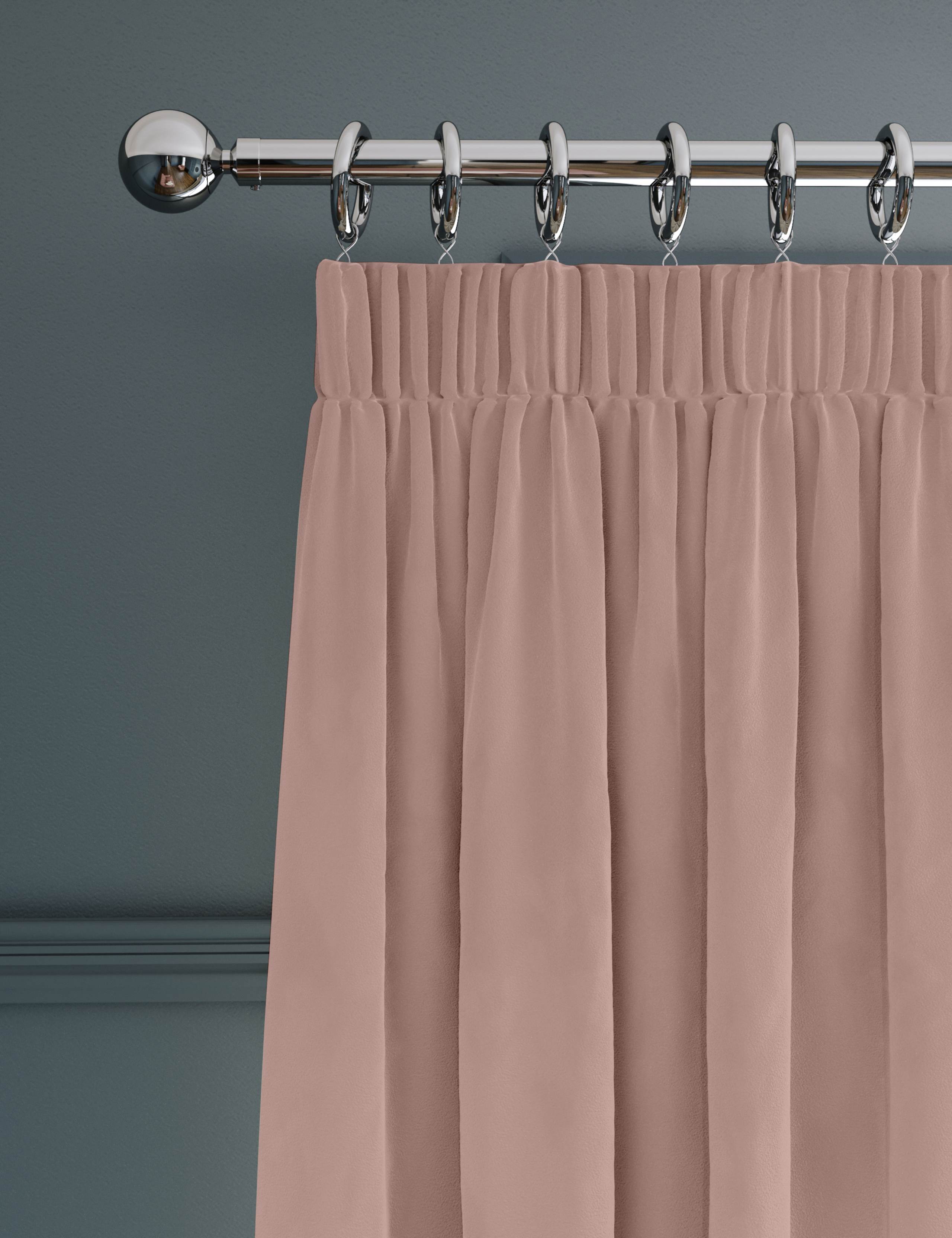 Velvet Pencil Pleat Ultra Thermal Curtains 1 of 5