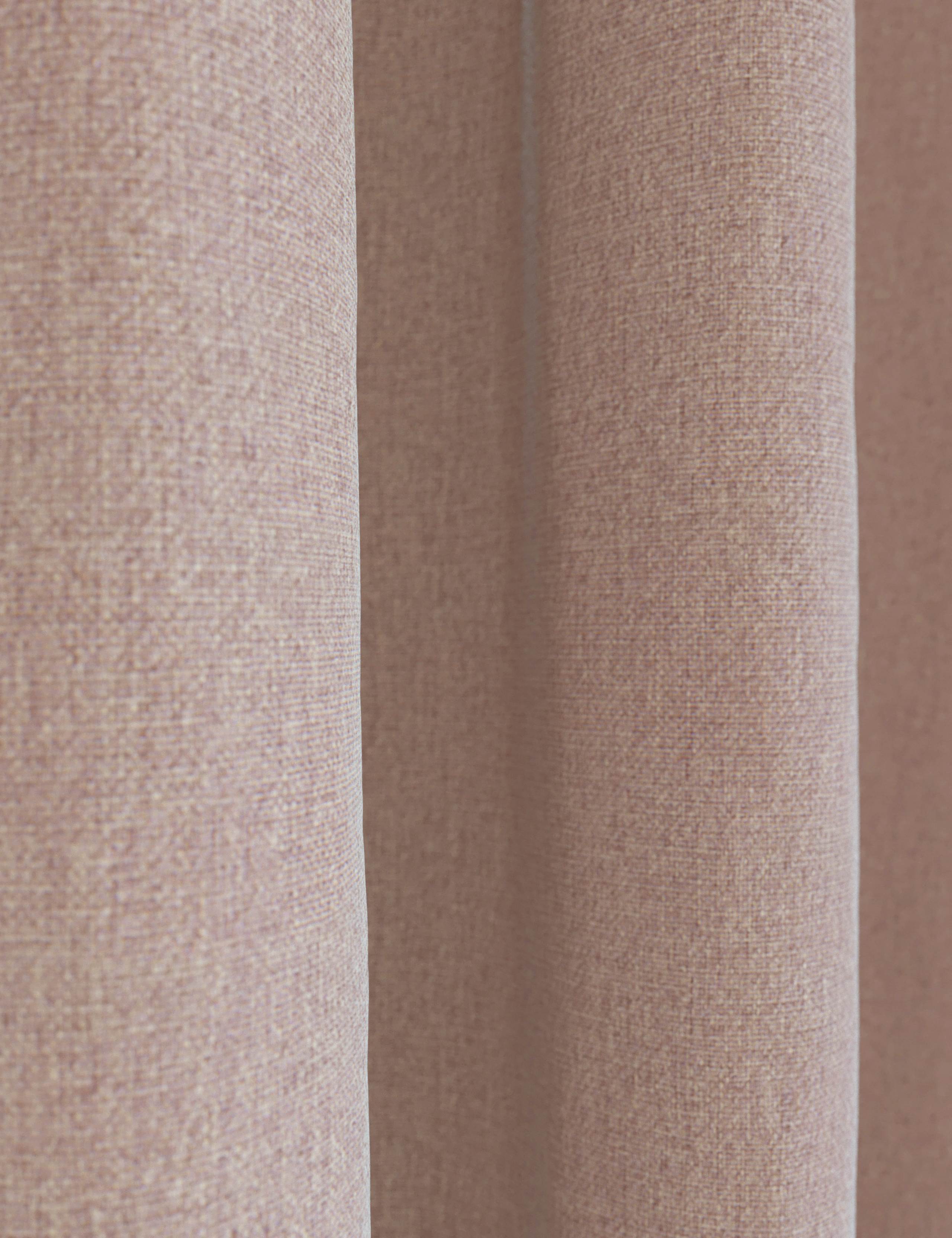 Brushed Pencil Pleat Blackout Thermal Curtains 2 of 4