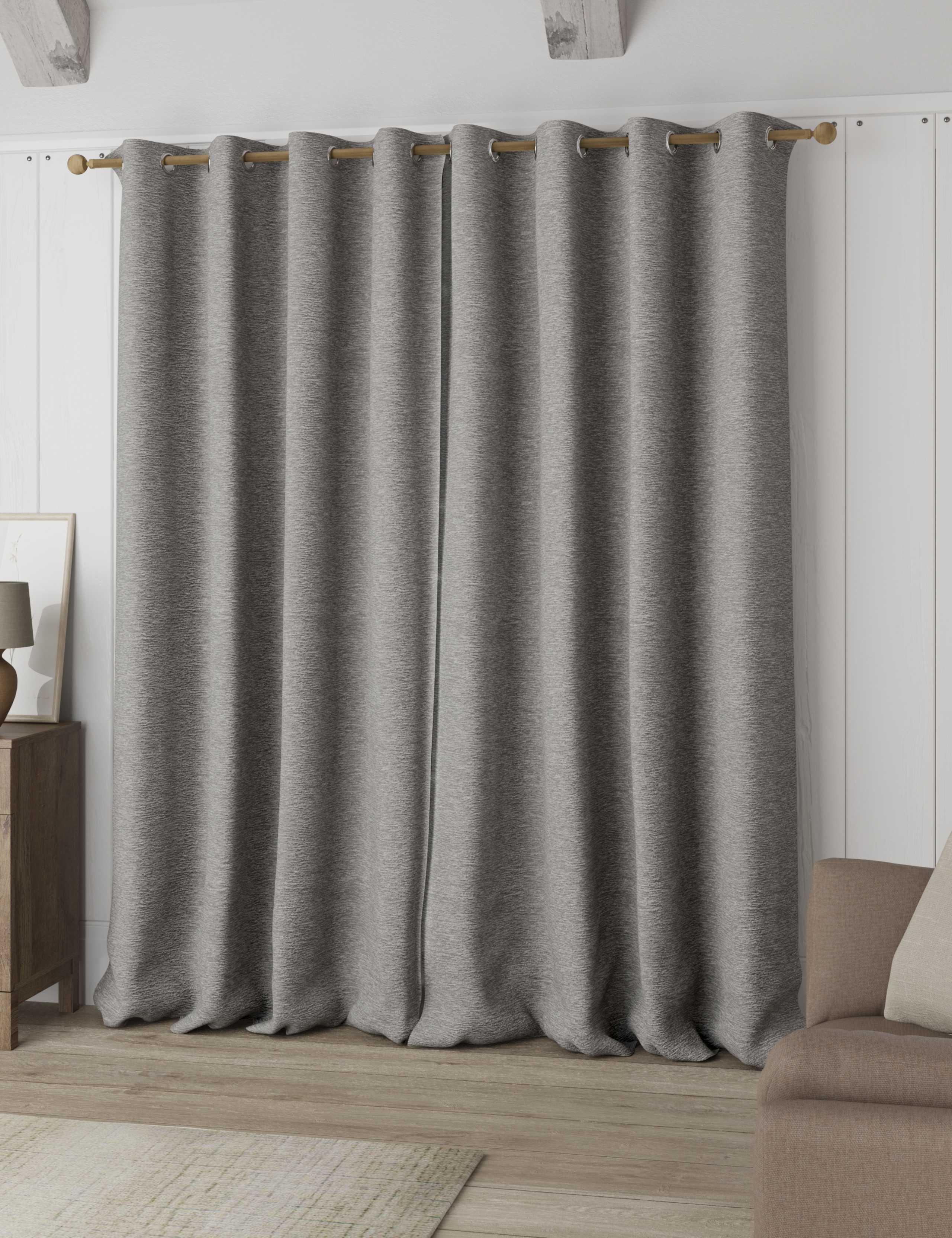 Chenille Eyelet Curtains 4 of 4