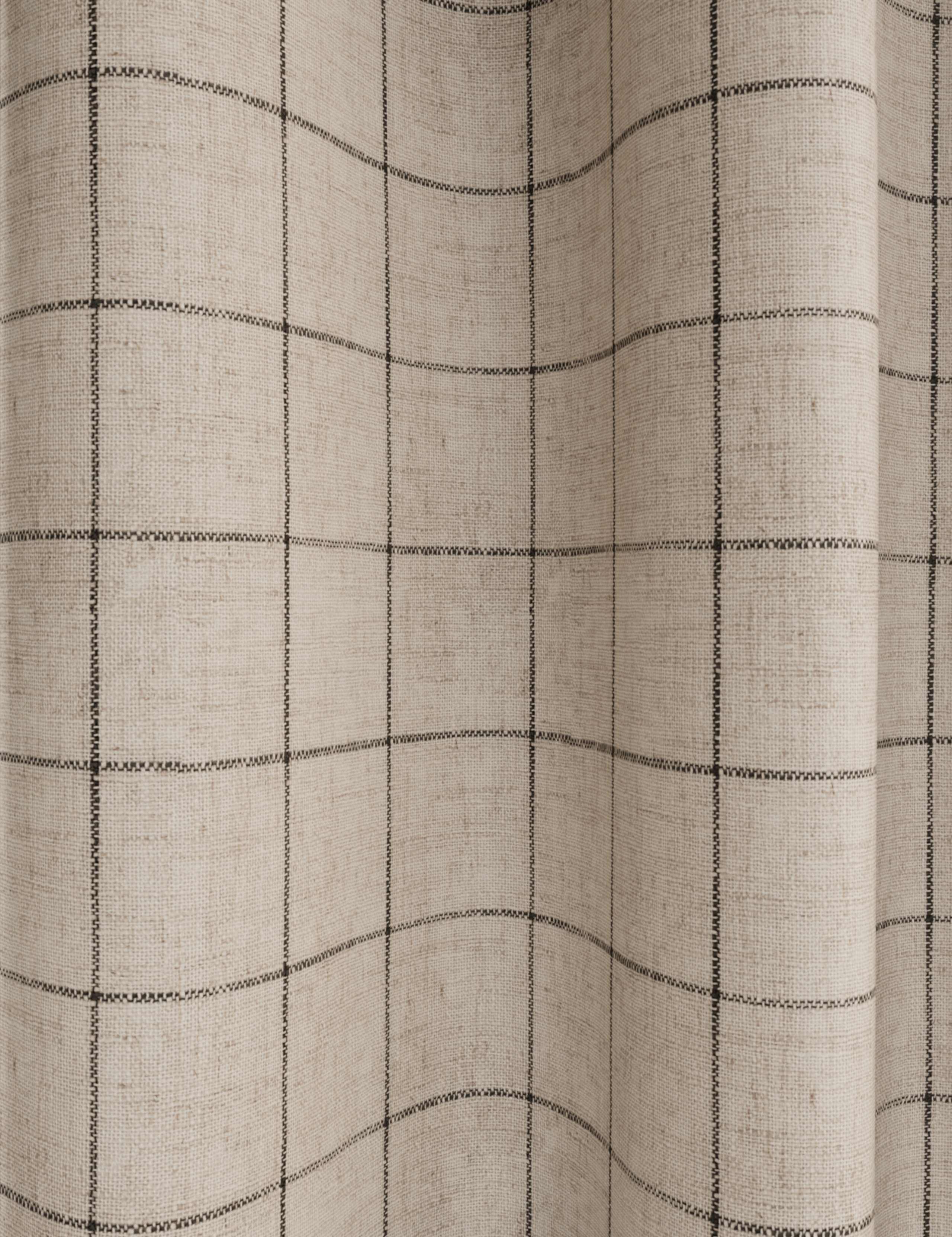Windowpane Eyelet Blackout Curtains 2 of 4