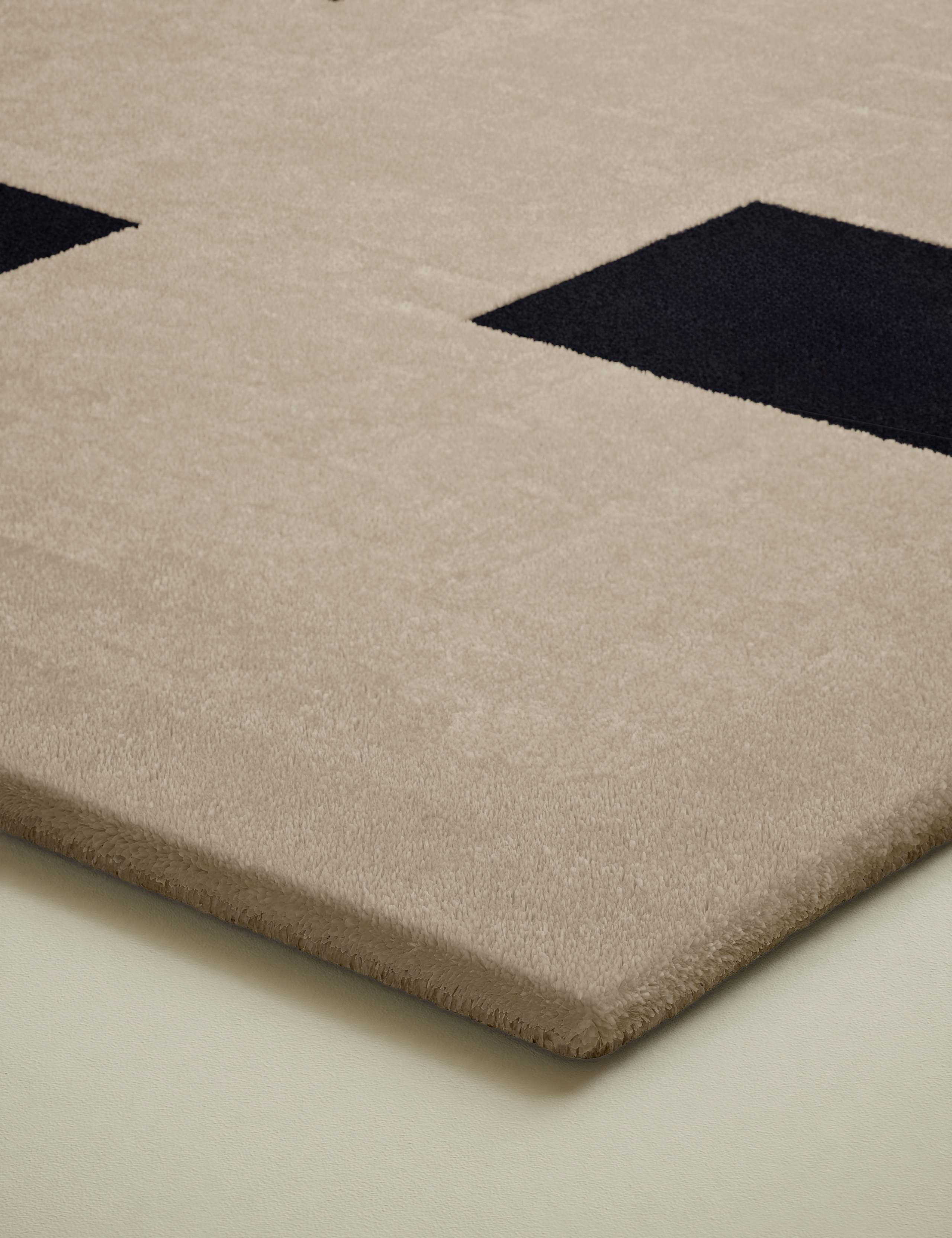 Pure Wool Dash Geometric Rug 2 of 2