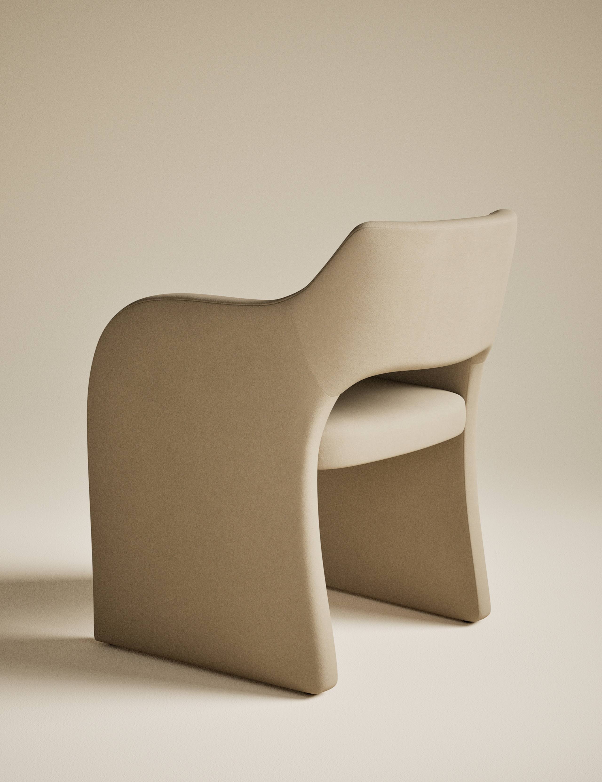 Casual Upholstered Dining Chair 3 of 7