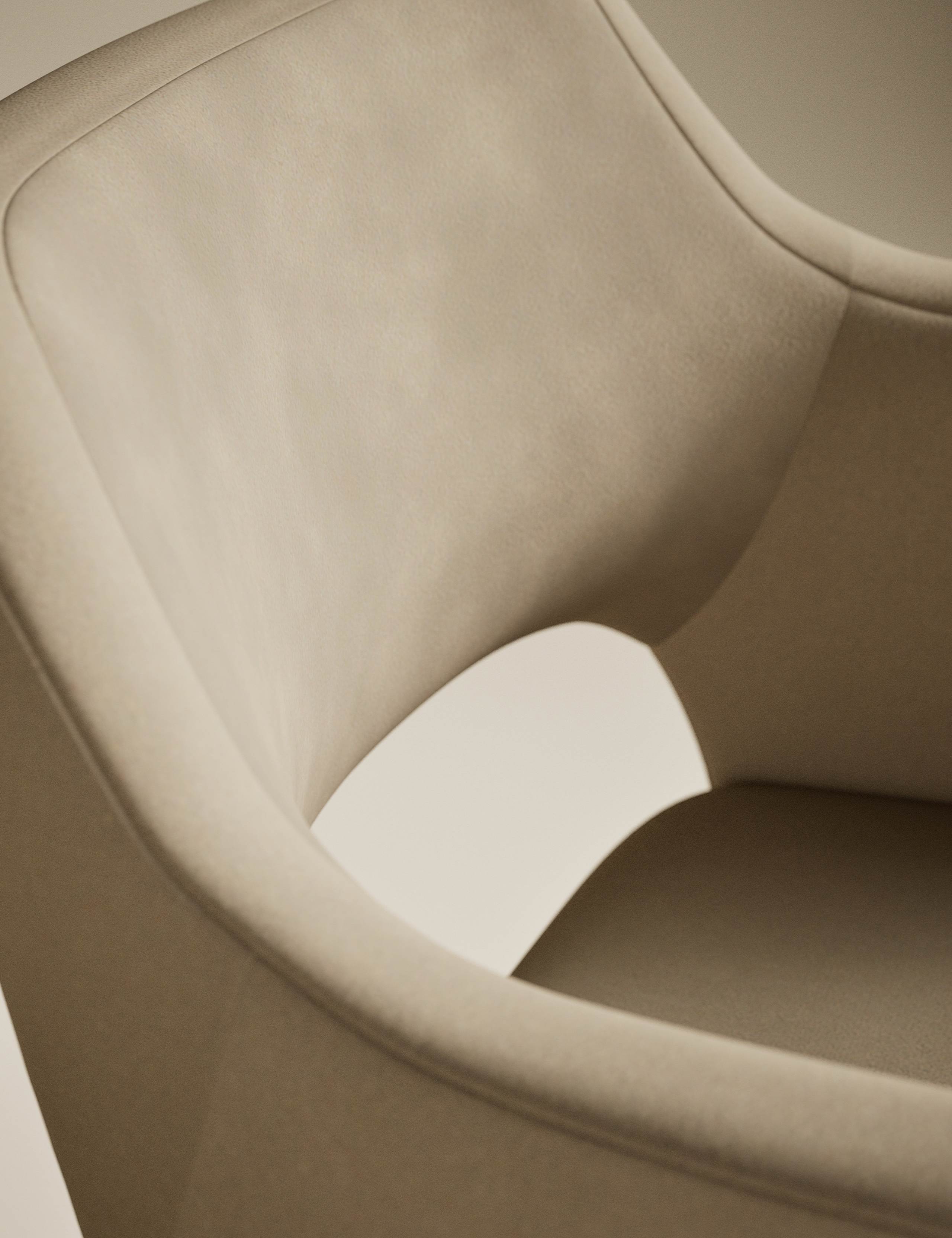 Casual Upholstered Dining Chair 5 of 7