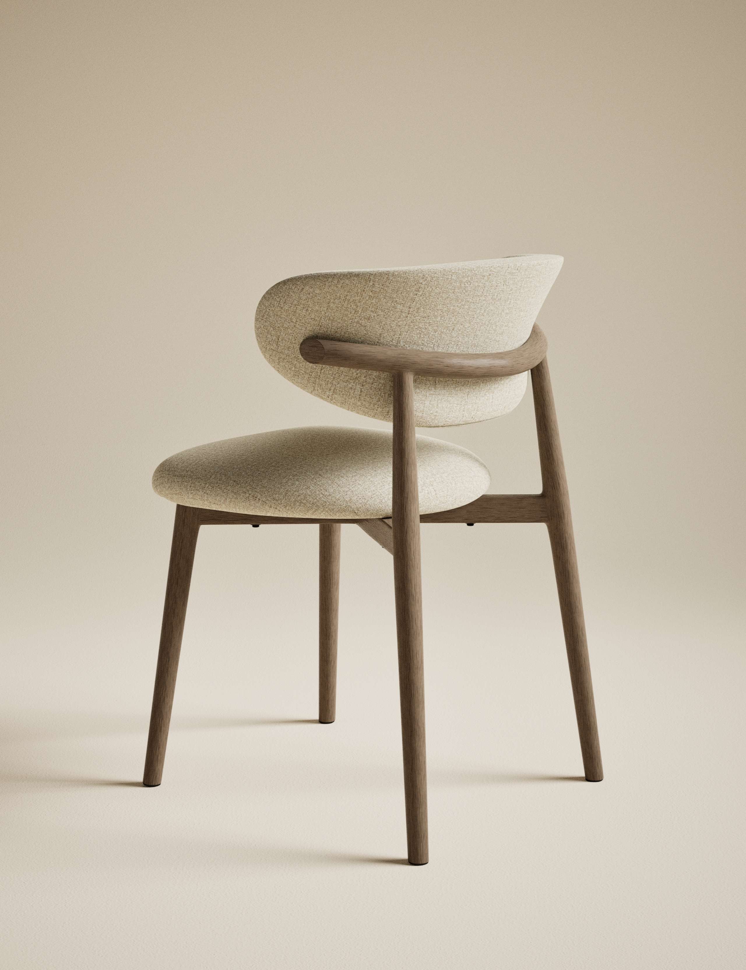 Set of 2 Arc Dining Chairs 3 of 9