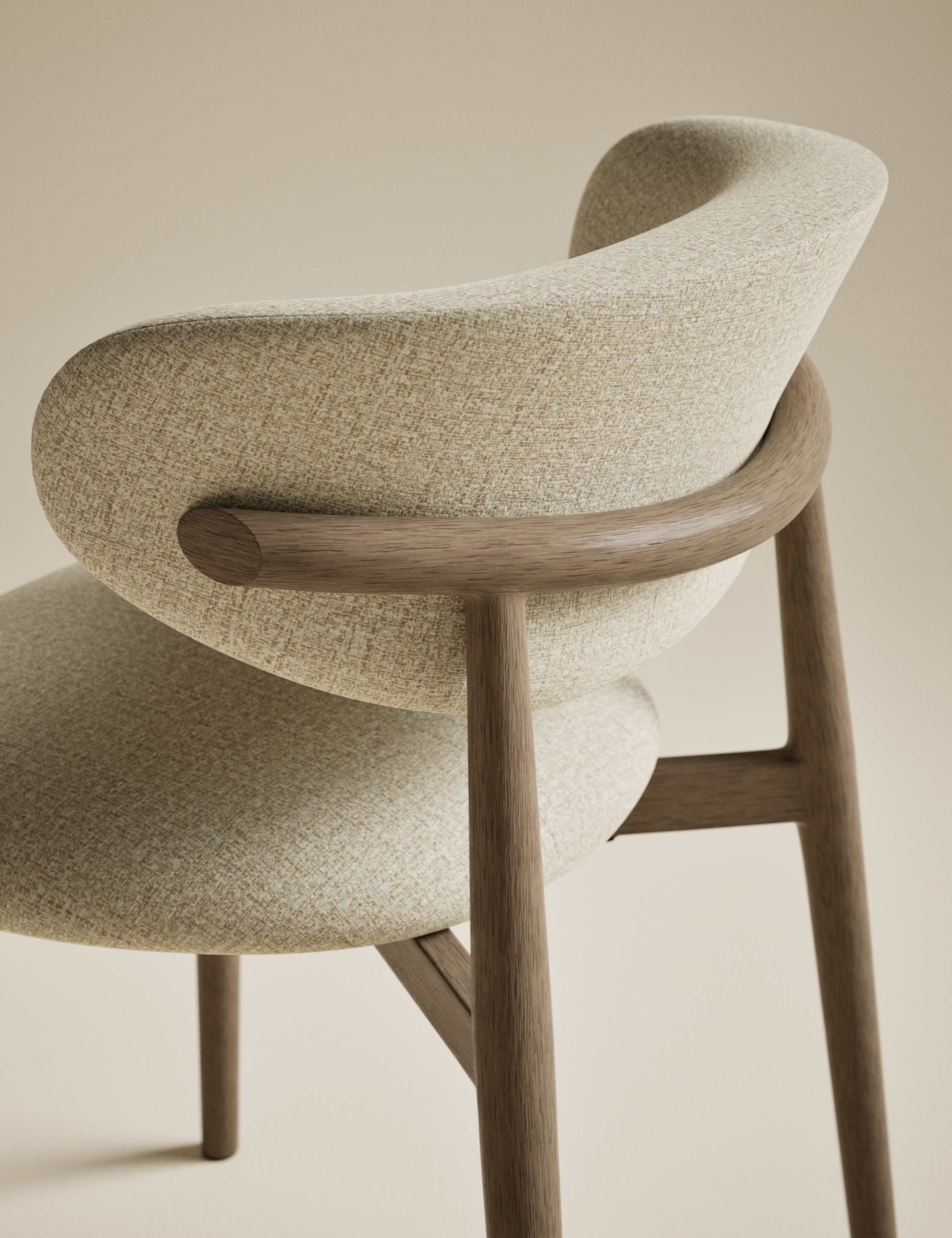 Set of 2 Arc Dining Chairs 4 of 9