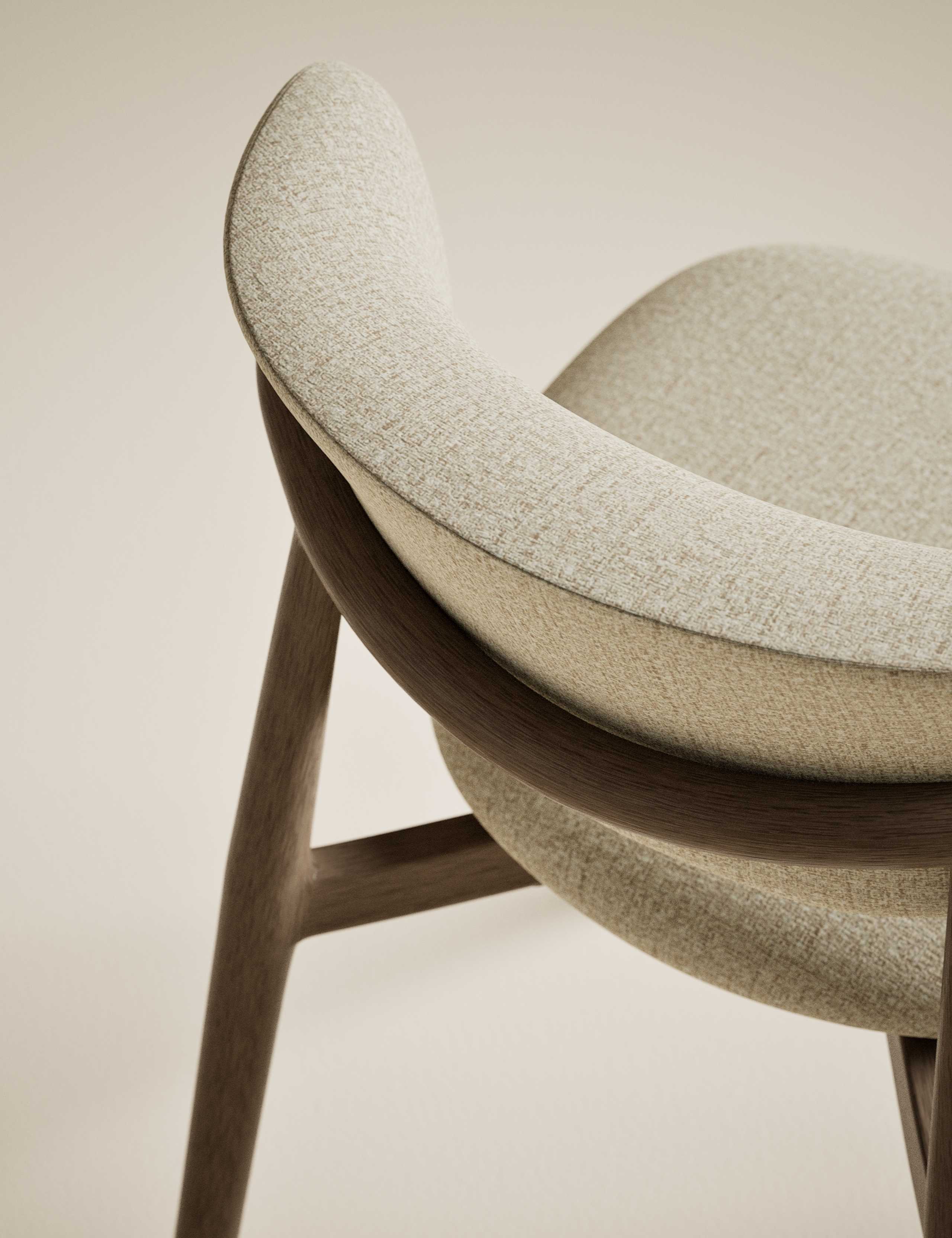 Set of 2 Arc Dining Chairs 5 of 9