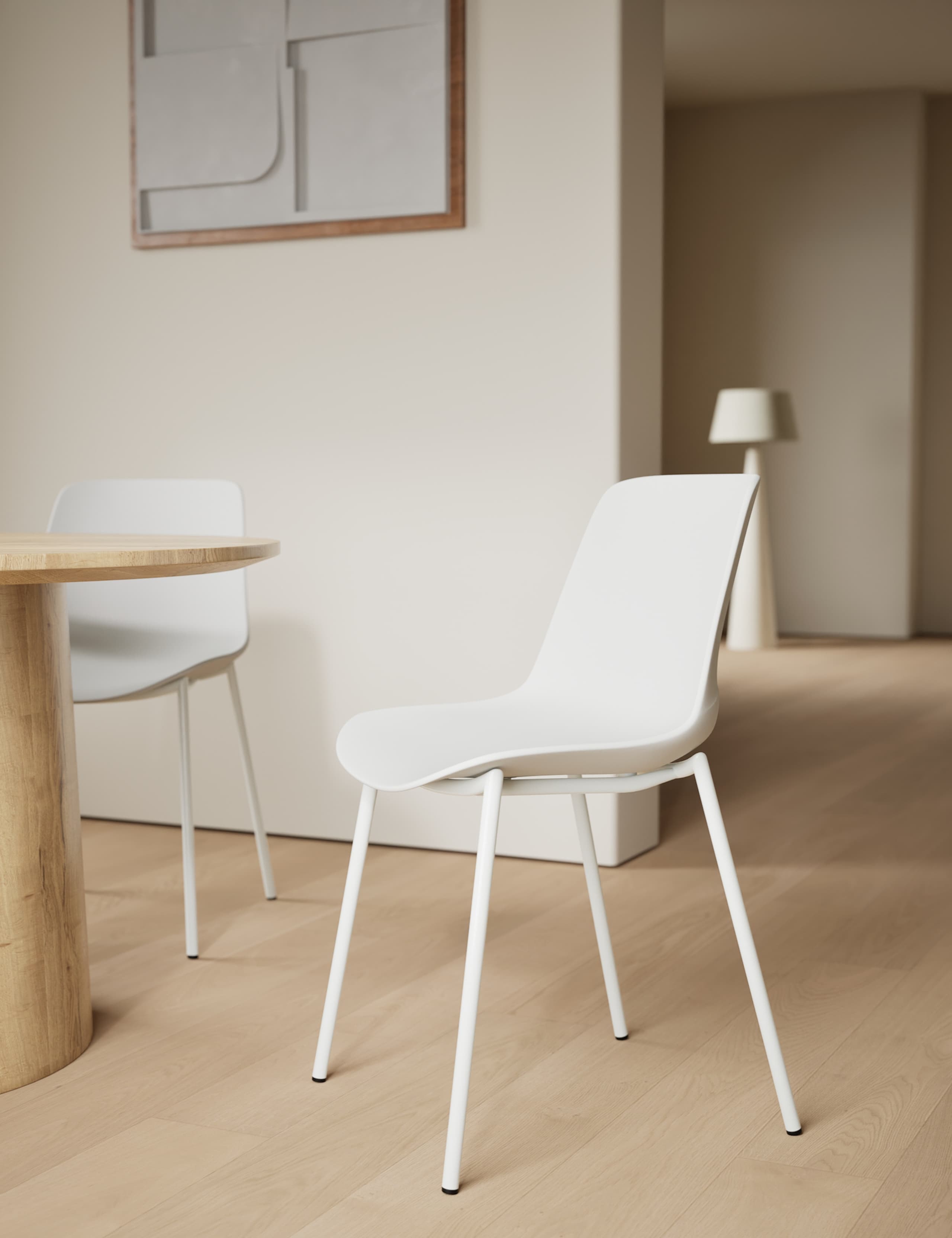 Set of 2 Zoe Dining Chairs 1 of 9