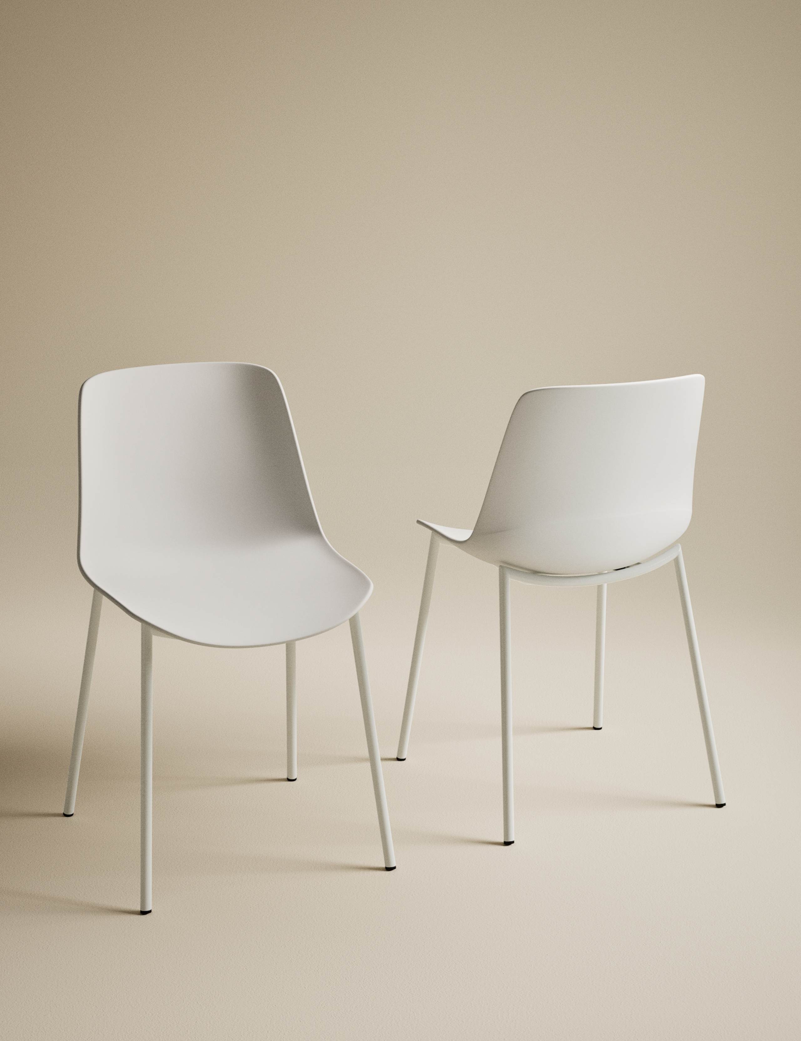 Set of 2 Zoe Dining Chairs 9 of 9