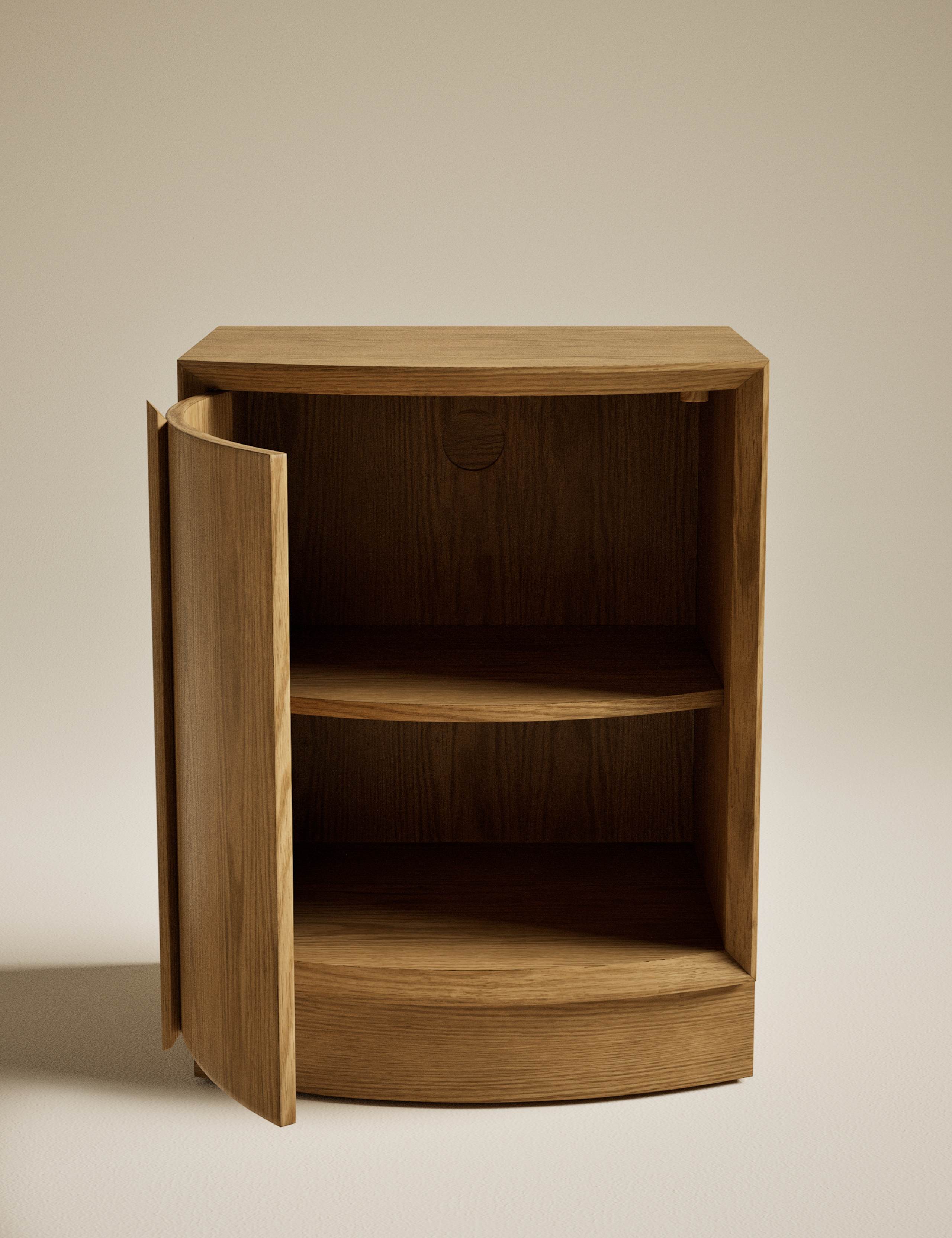 Curved Modular Compact Sideboard 3 of 10