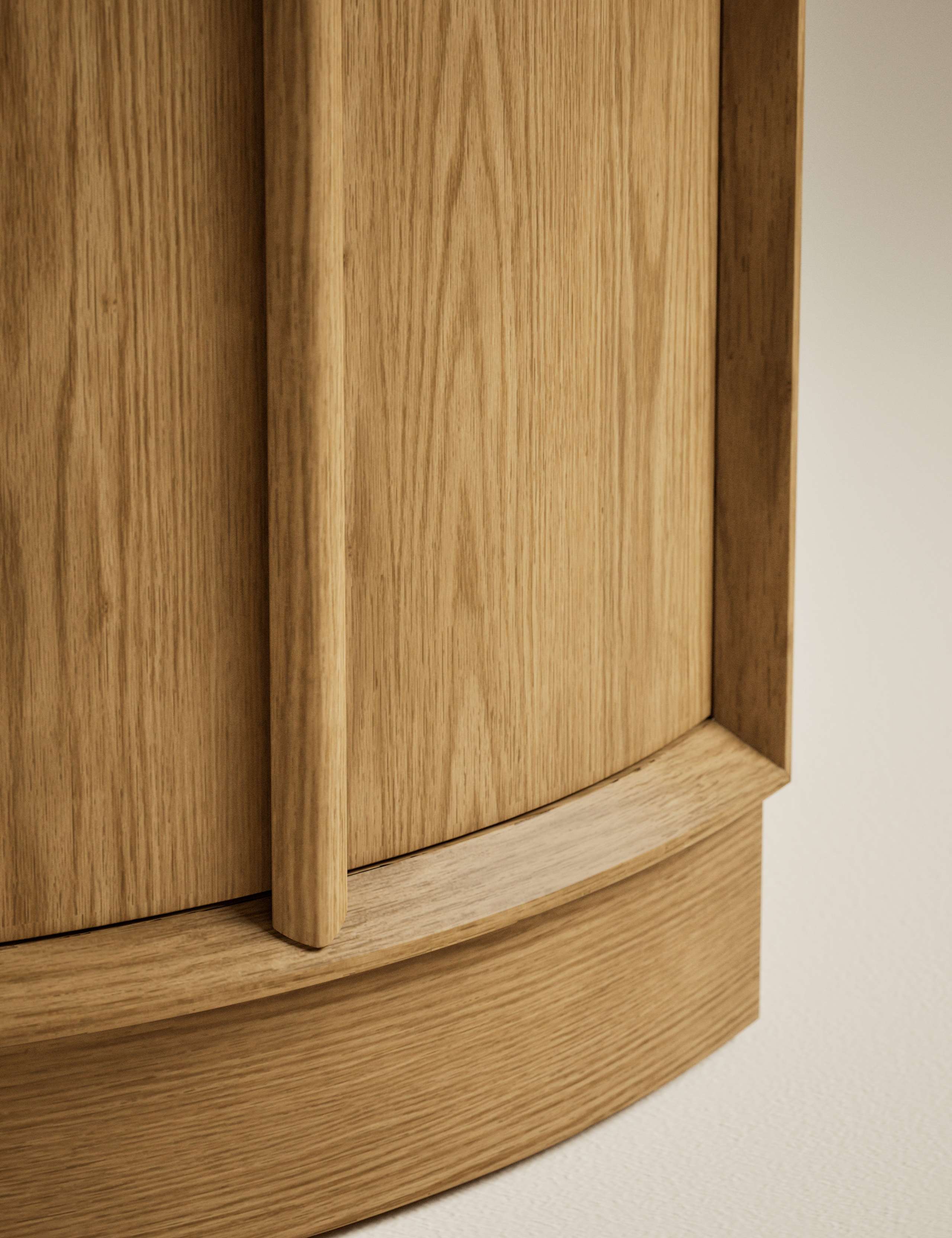 Curved Modular Compact Sideboard 6 of 10