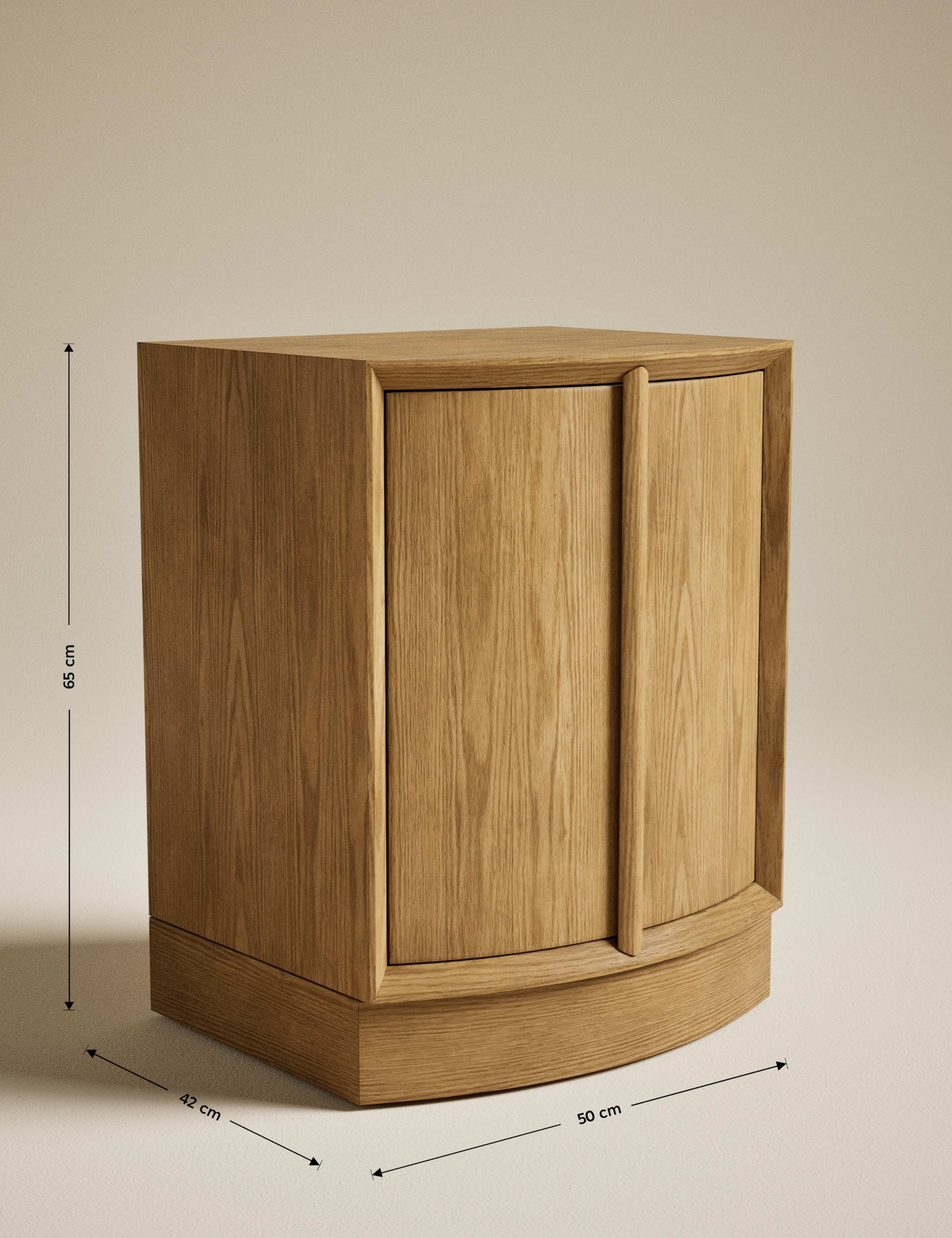 Curved Modular Compact Sideboard 8 of 10