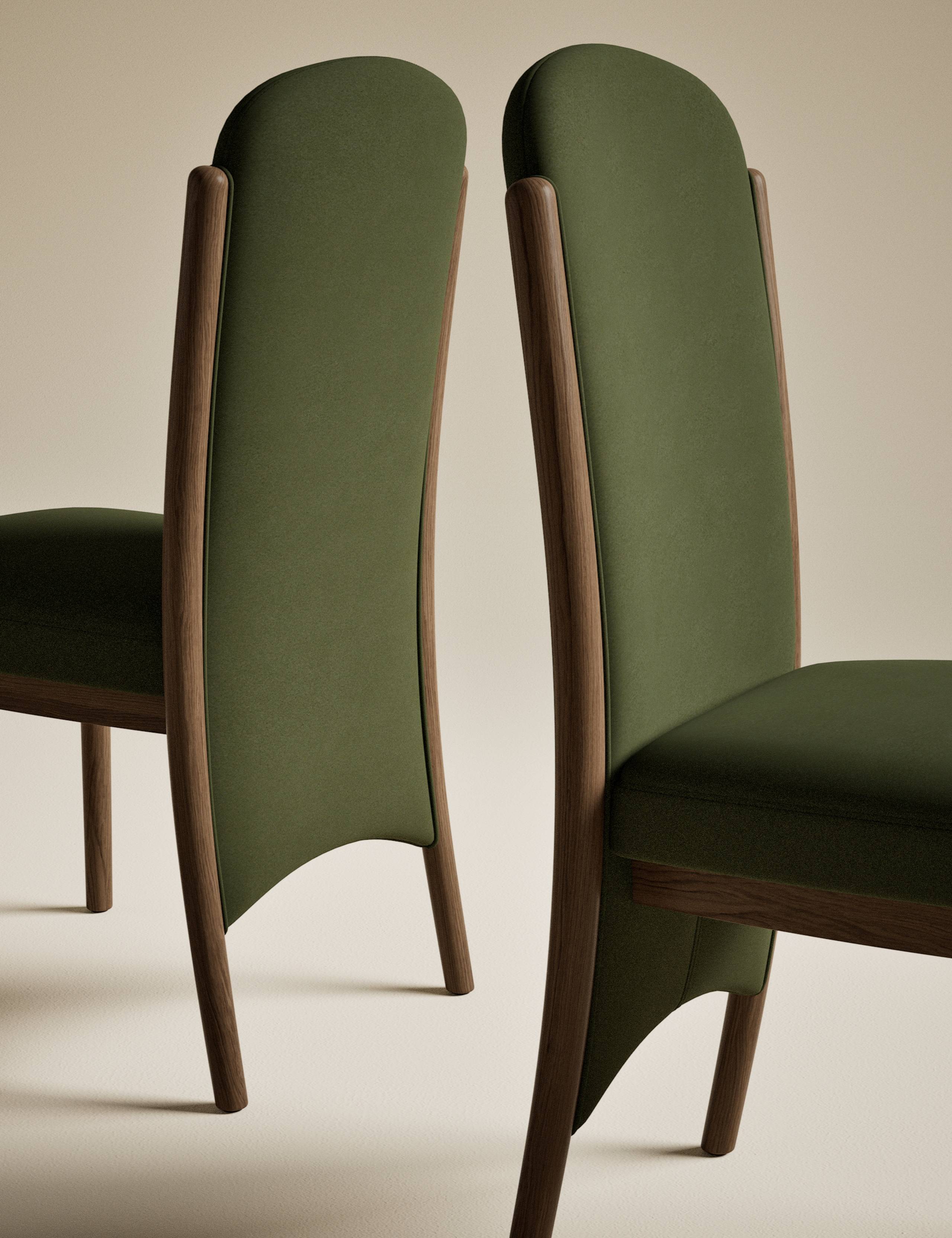 Set of 2 Blair Velvet Dining Chairs 6 of 8