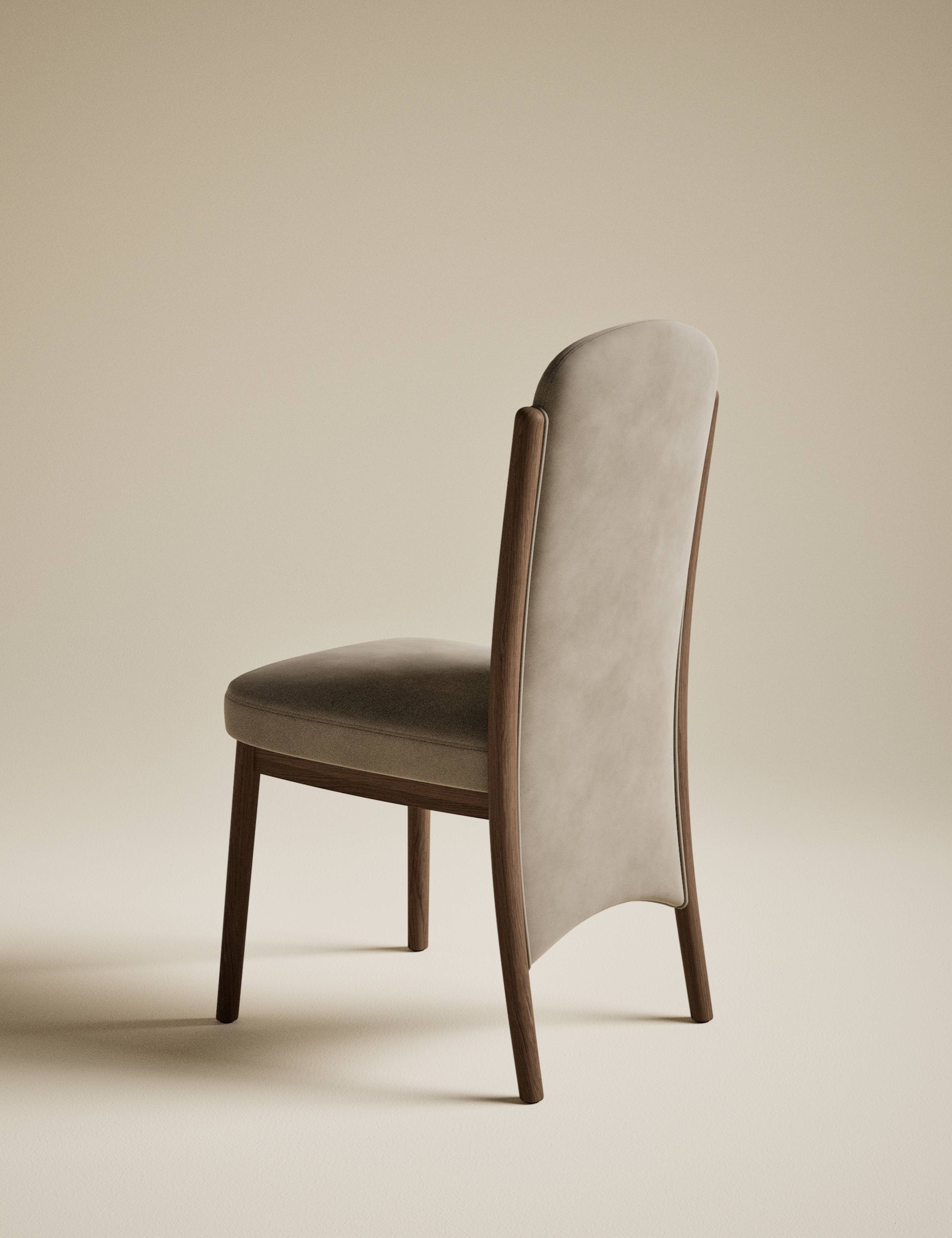 Set of 2 Blair Velvet Dining Chairs 3 of 8