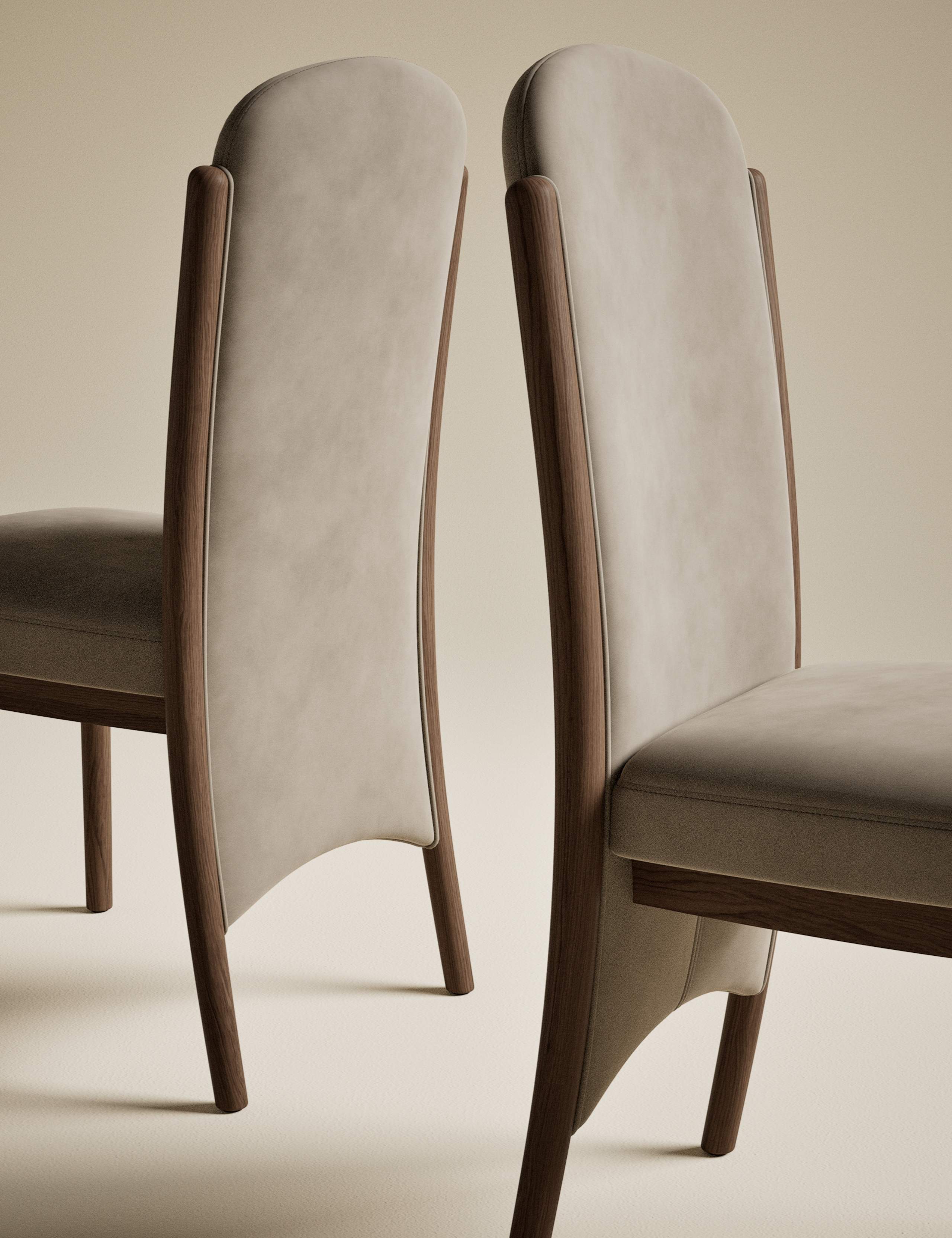 Set of 2 Blair Velvet Dining Chairs 6 of 8