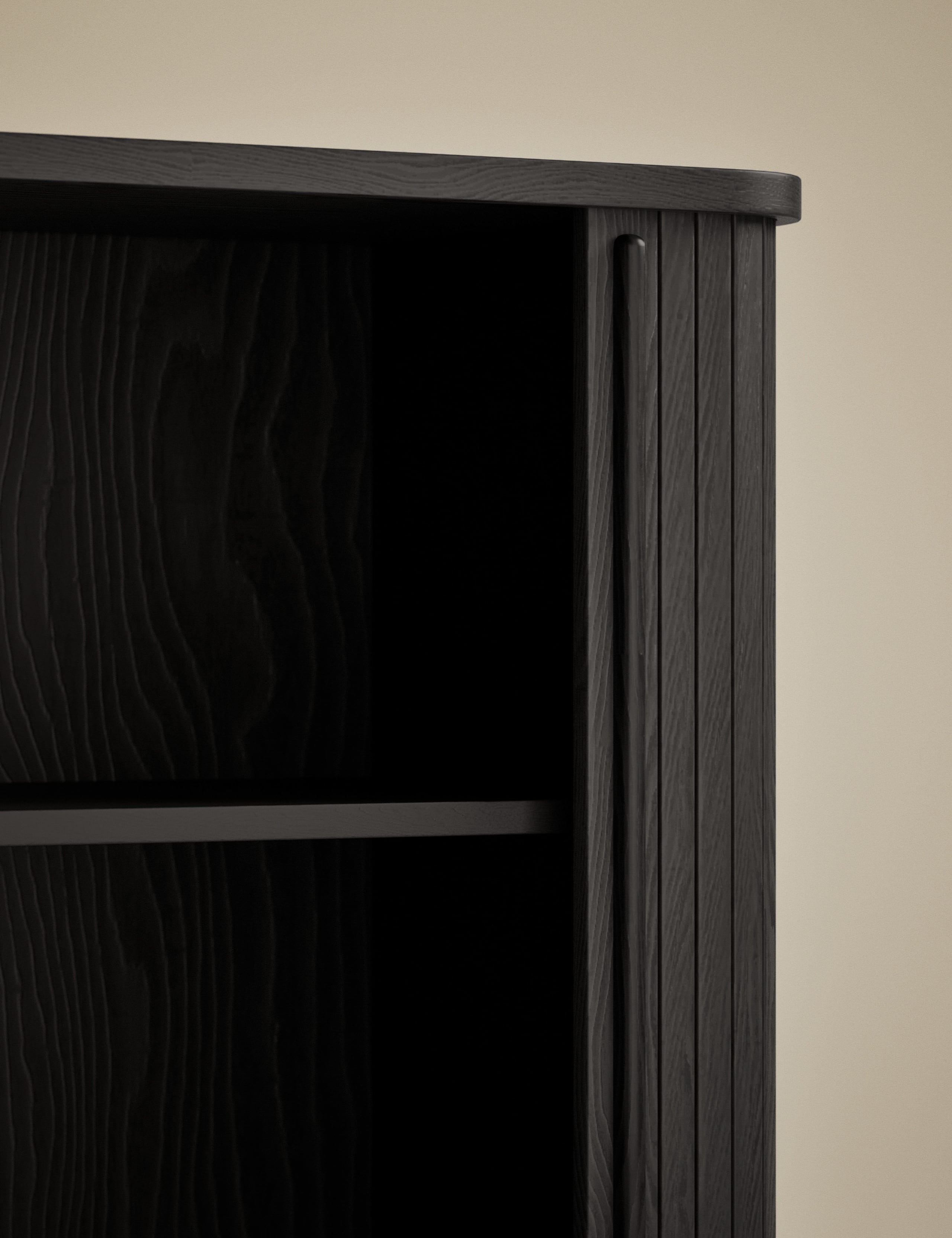 Fluted Compact 2 Door Sideboard 3 of 10