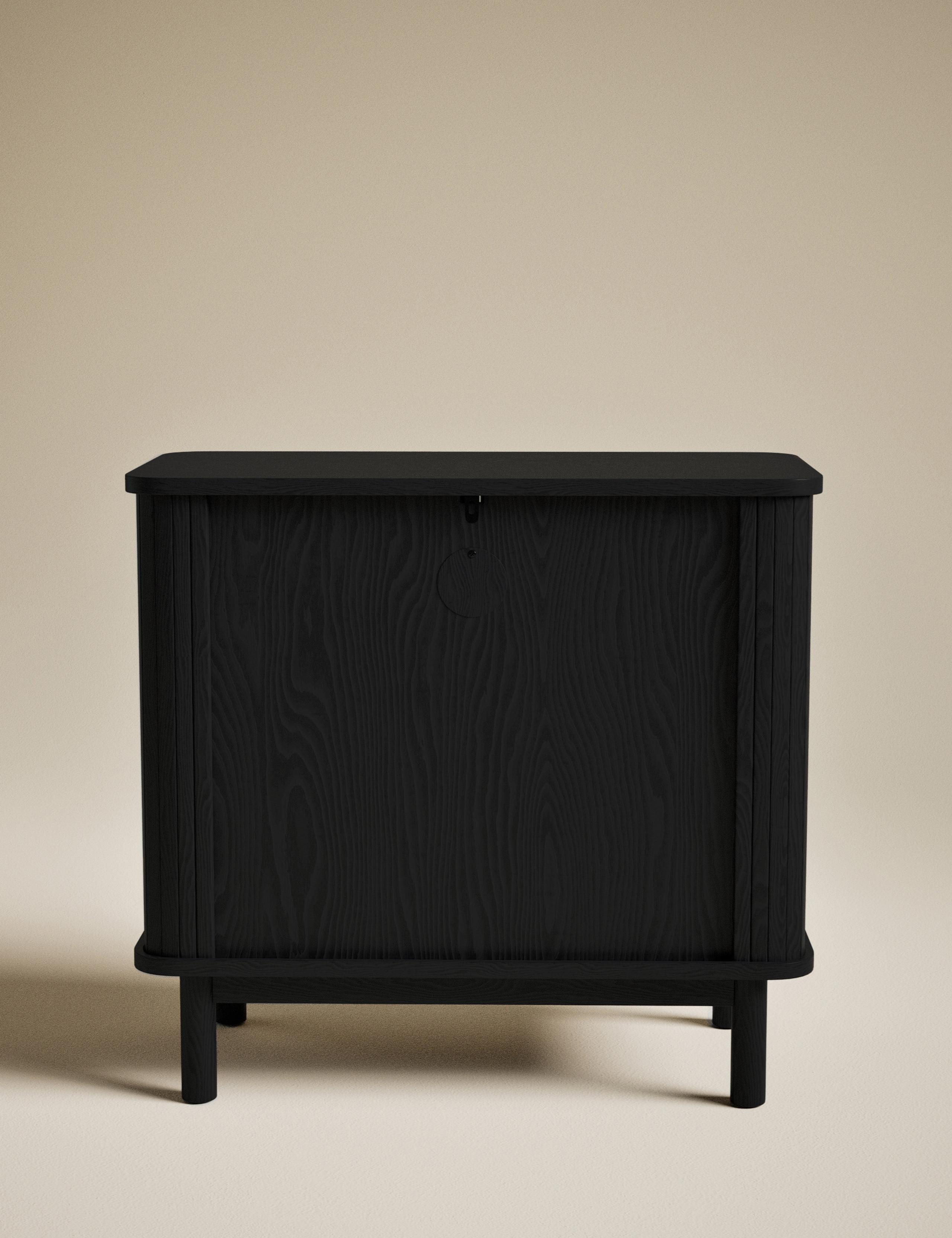 Fluted Compact 2 Door Sideboard 9 of 10