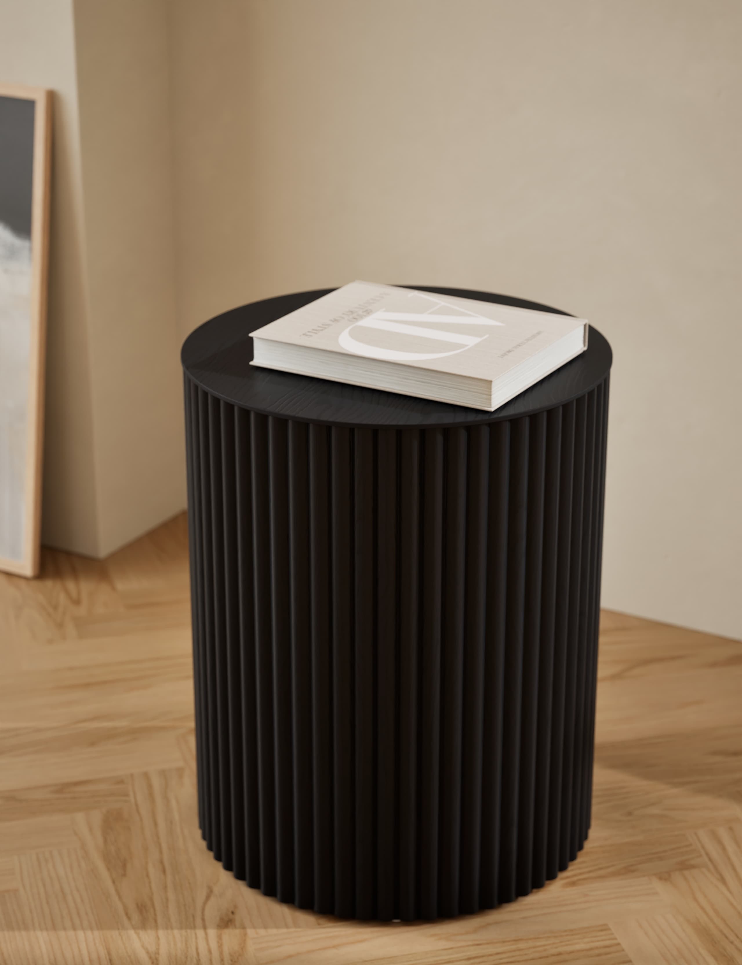 Fluted Side Table 1 of 6