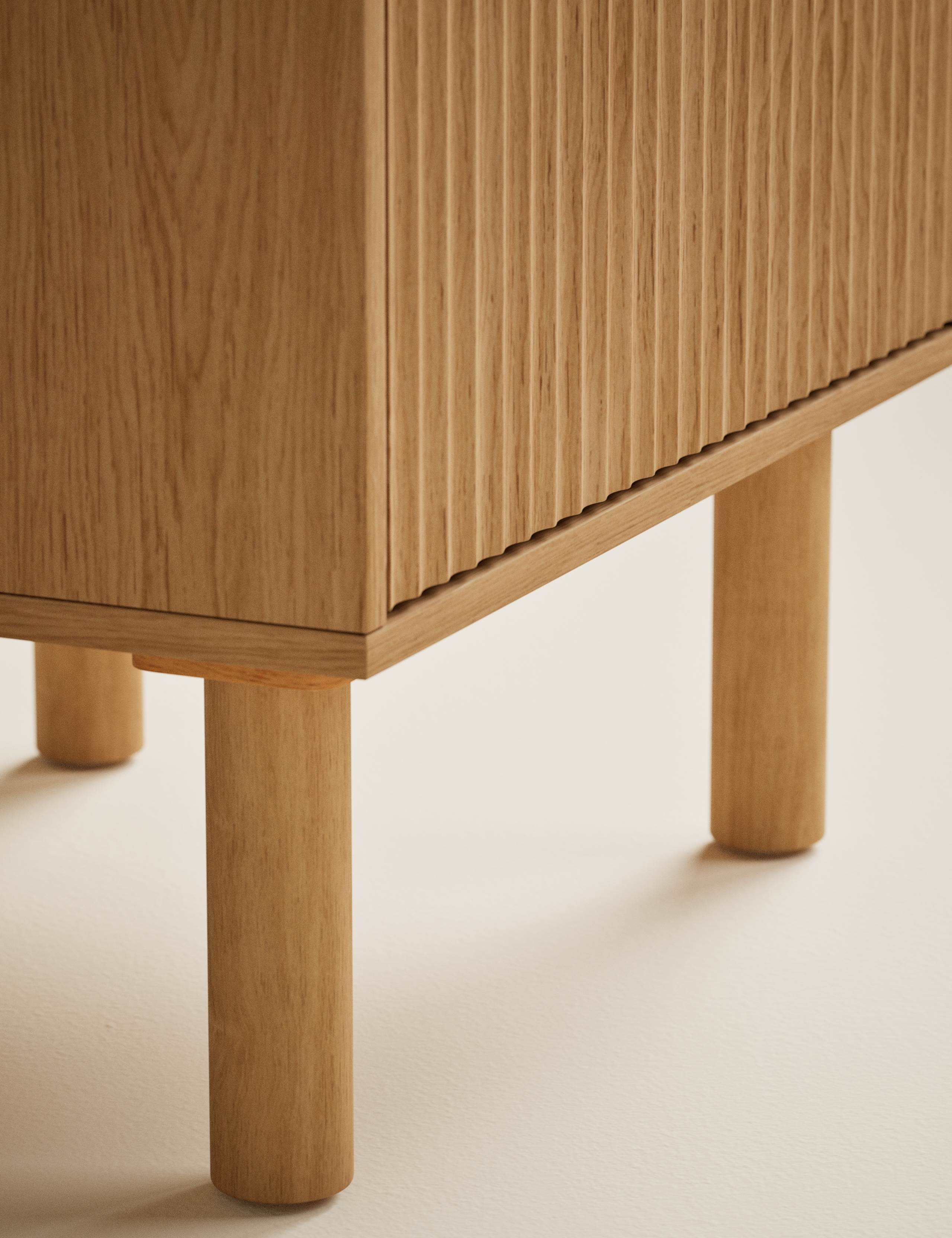 Fluted Bedside Table 5 of 7