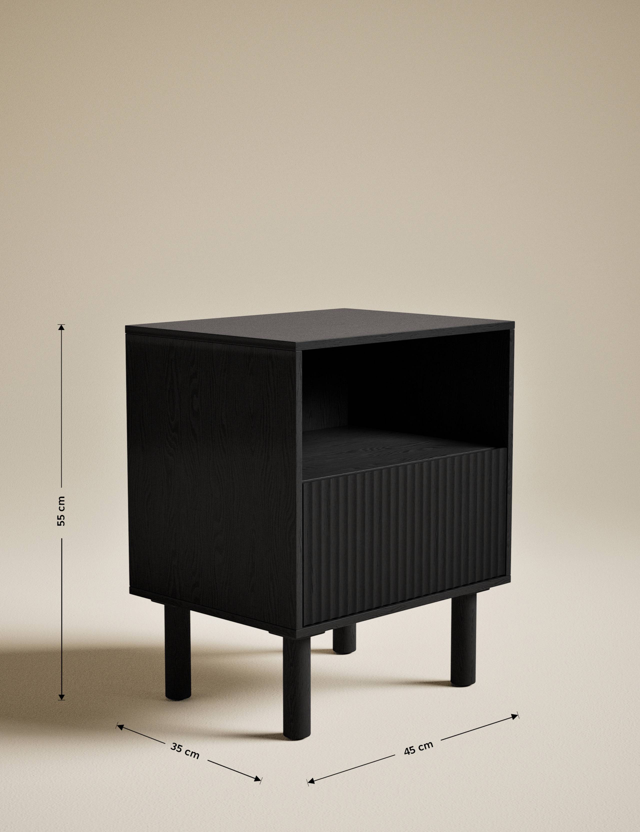 Fluted Bedside Table 7 of 7