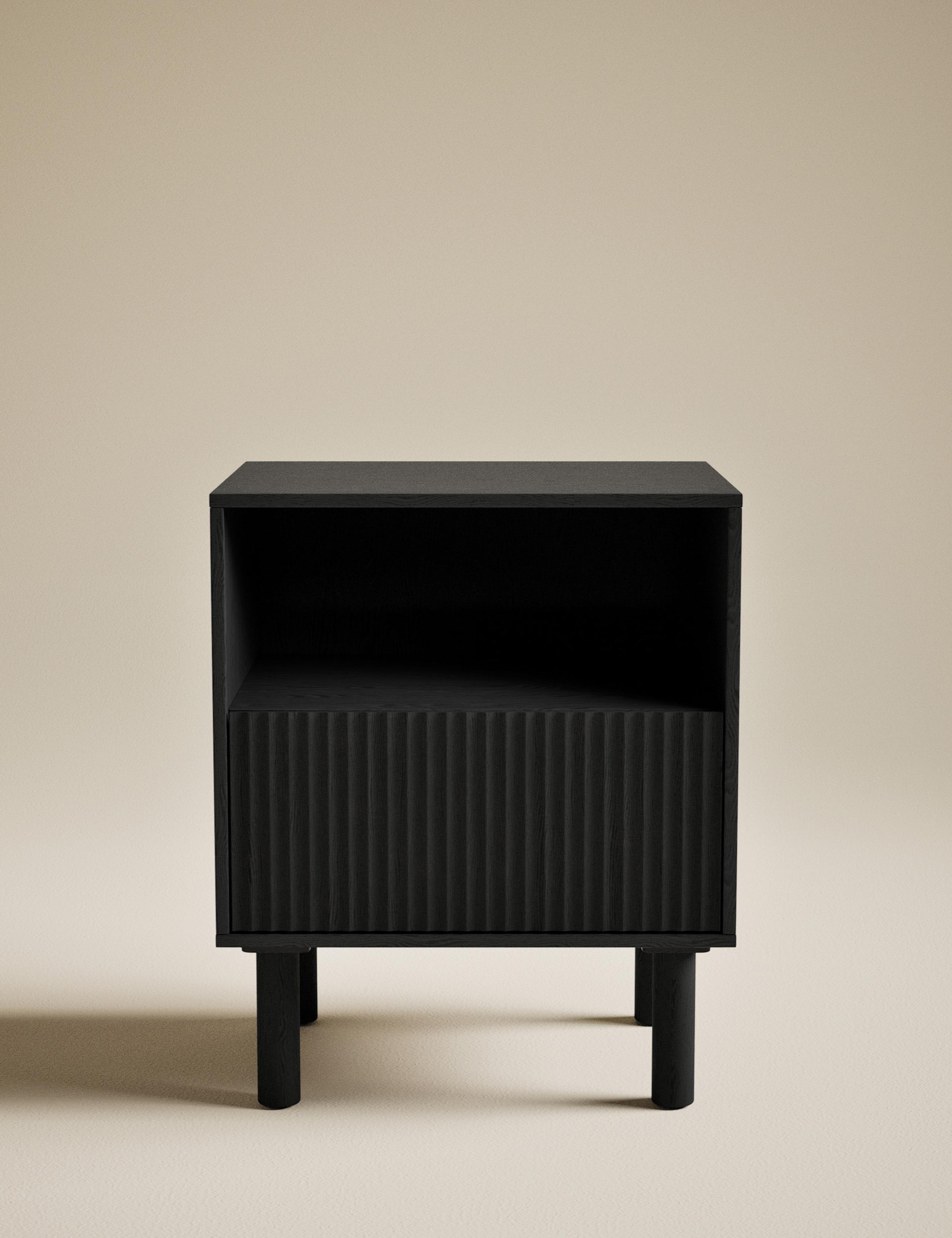 Fluted Bedside Table 2 of 7