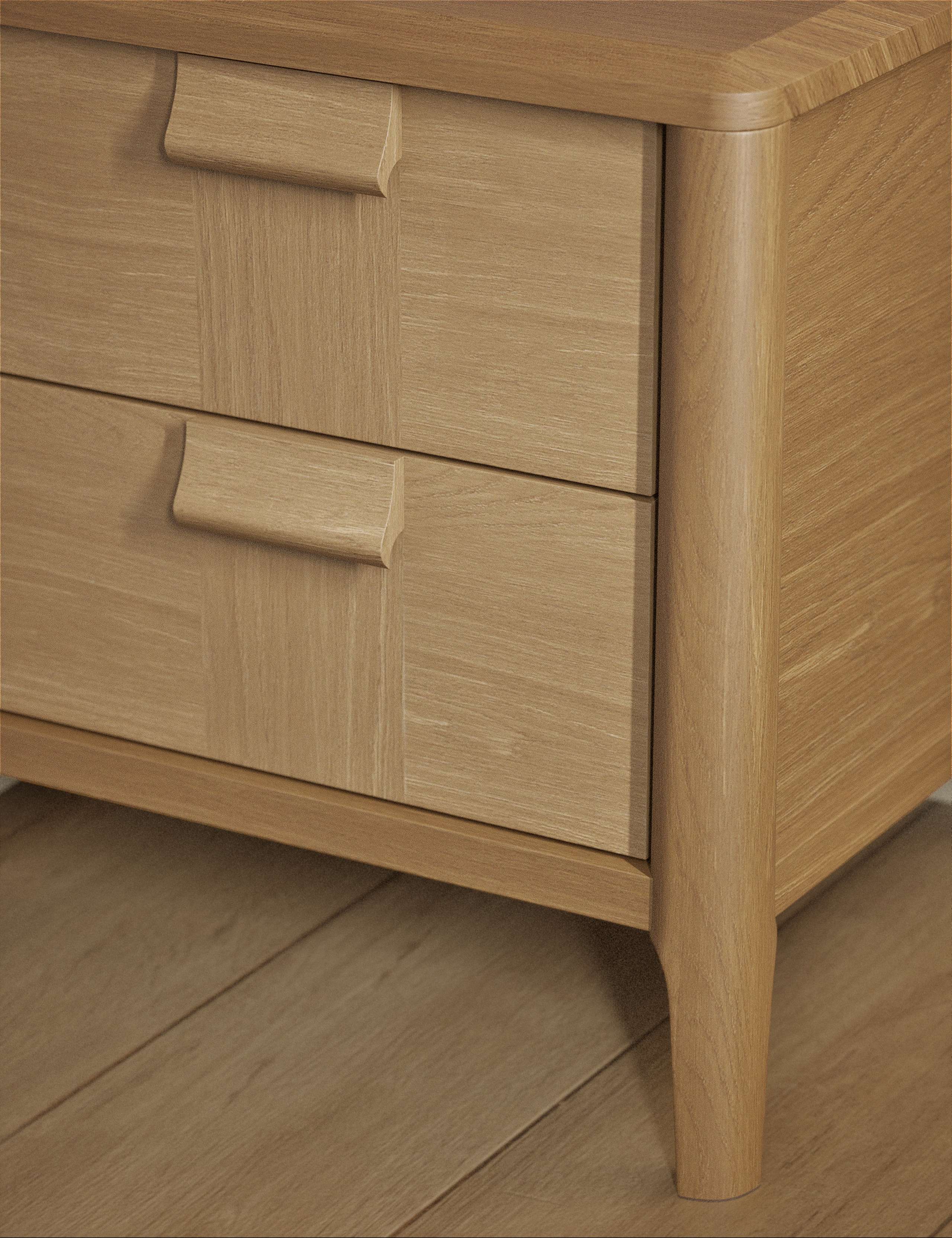 Hutch 2 Drawer Bedside Table 3 of 5