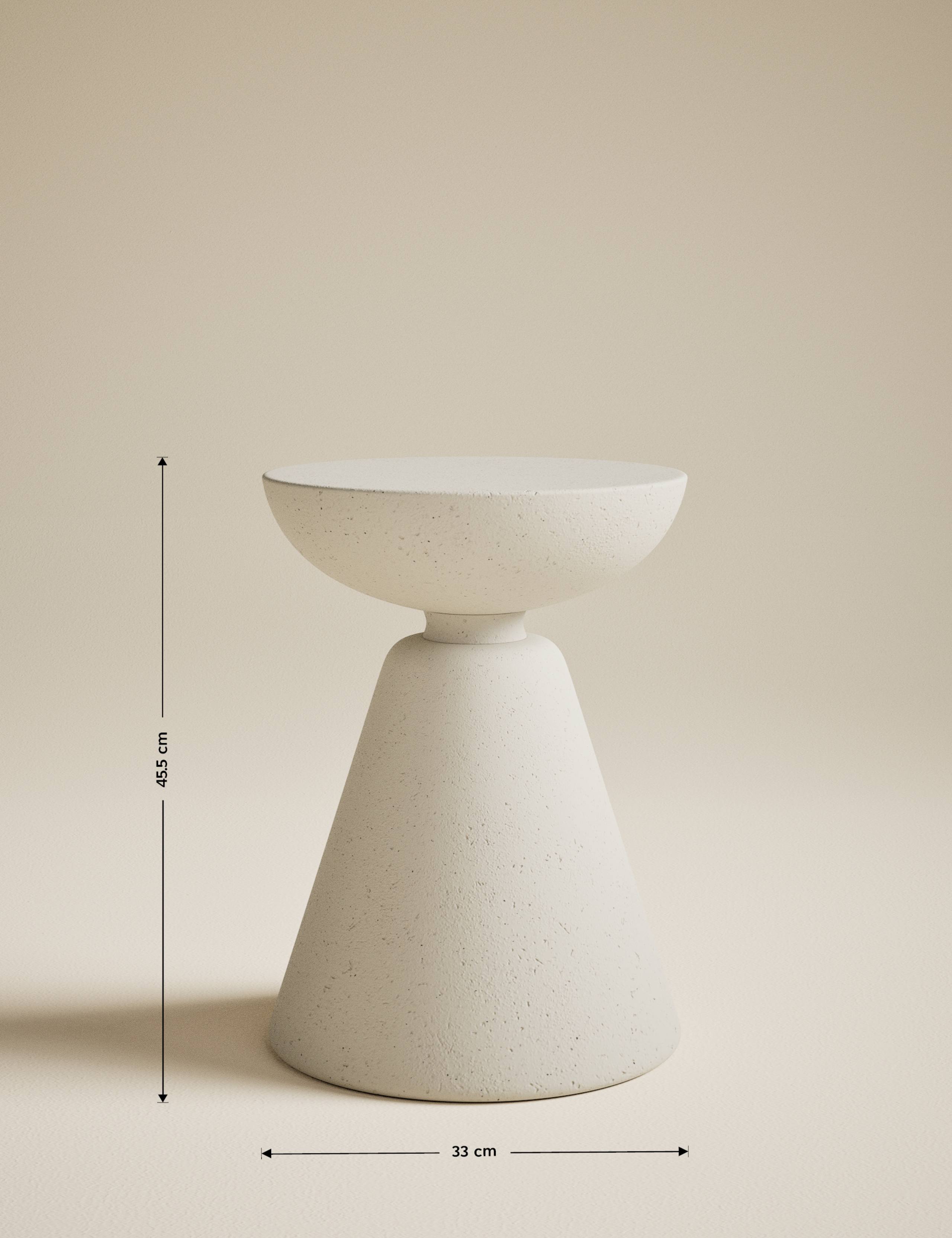 Stone Effect Side Table 8 of 8