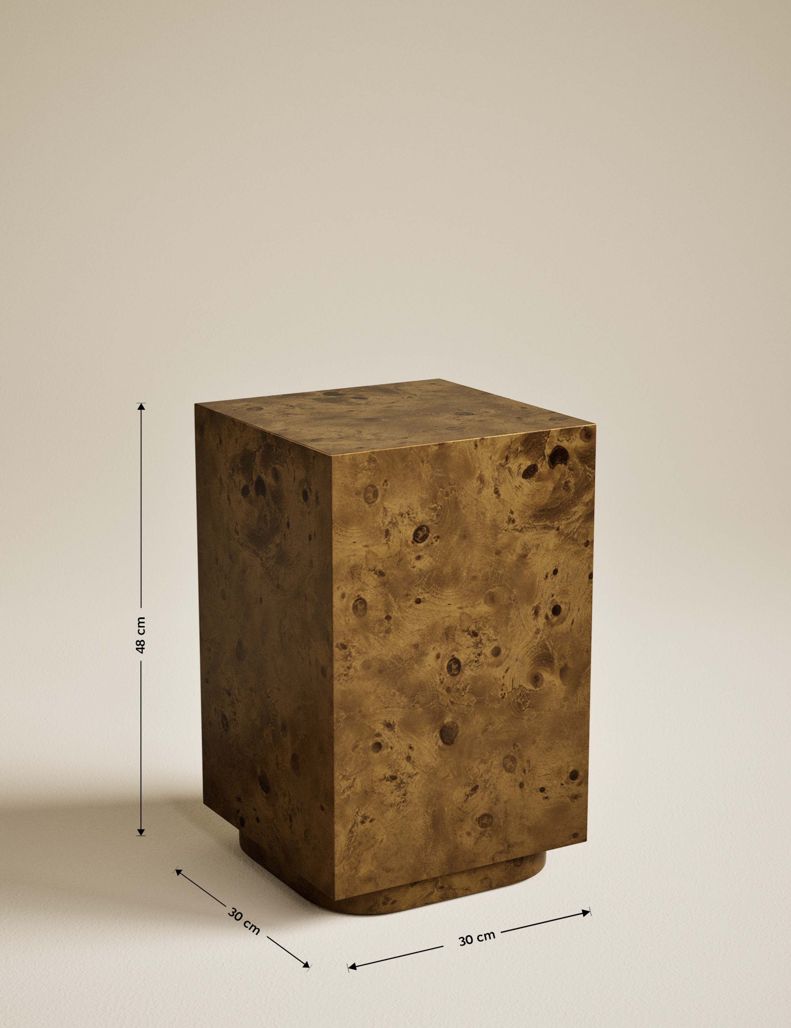 Burl Side Table 7 of 7