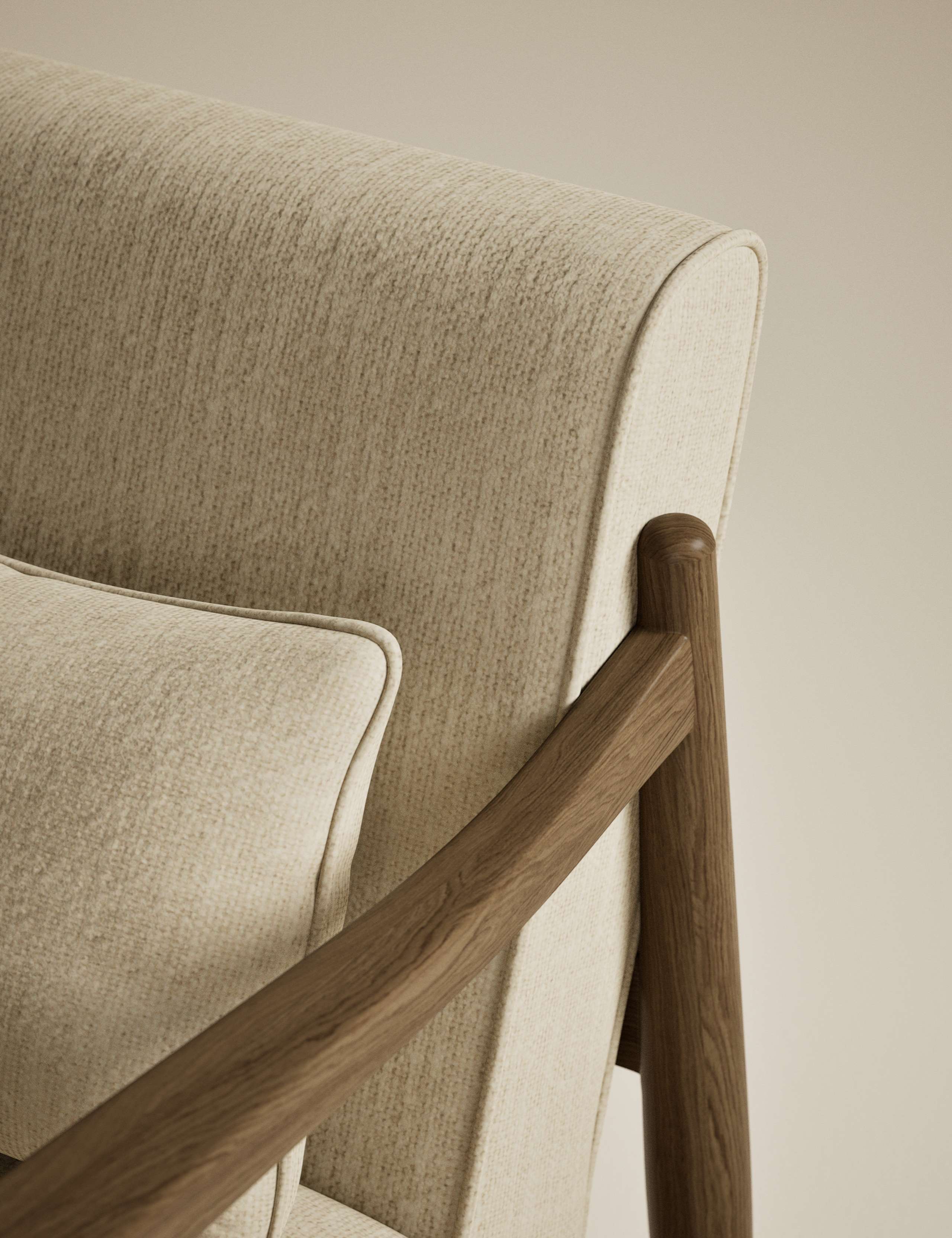 Sherwood Dark Oak Accent Chair 5 of 8