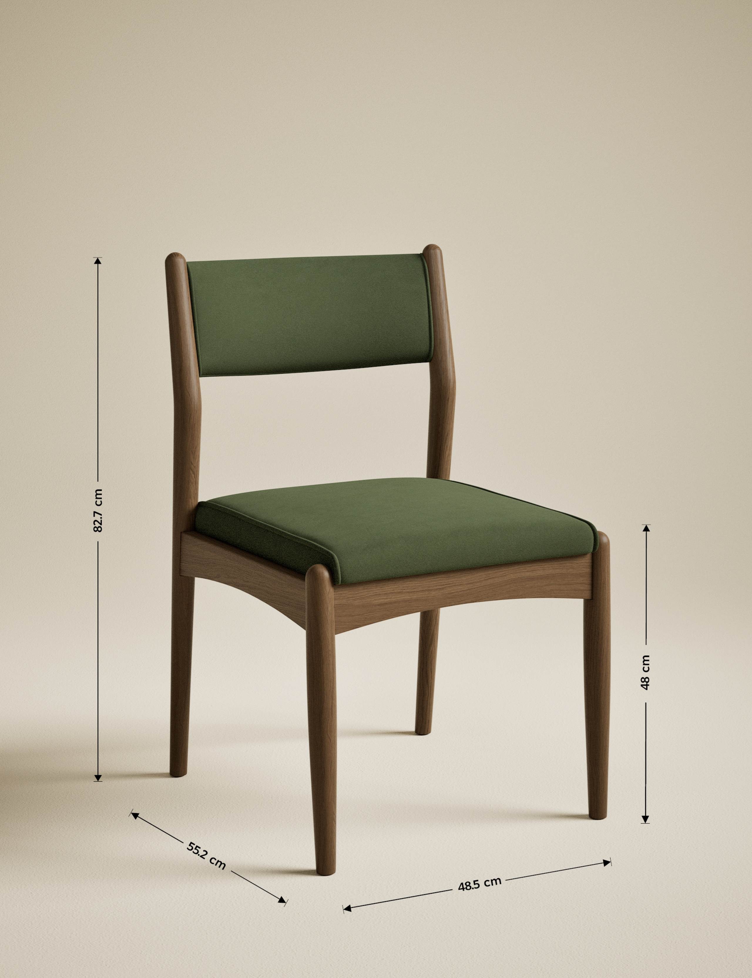 Set of 2 Sherwood Velvet Dining Chairs 8 of 8