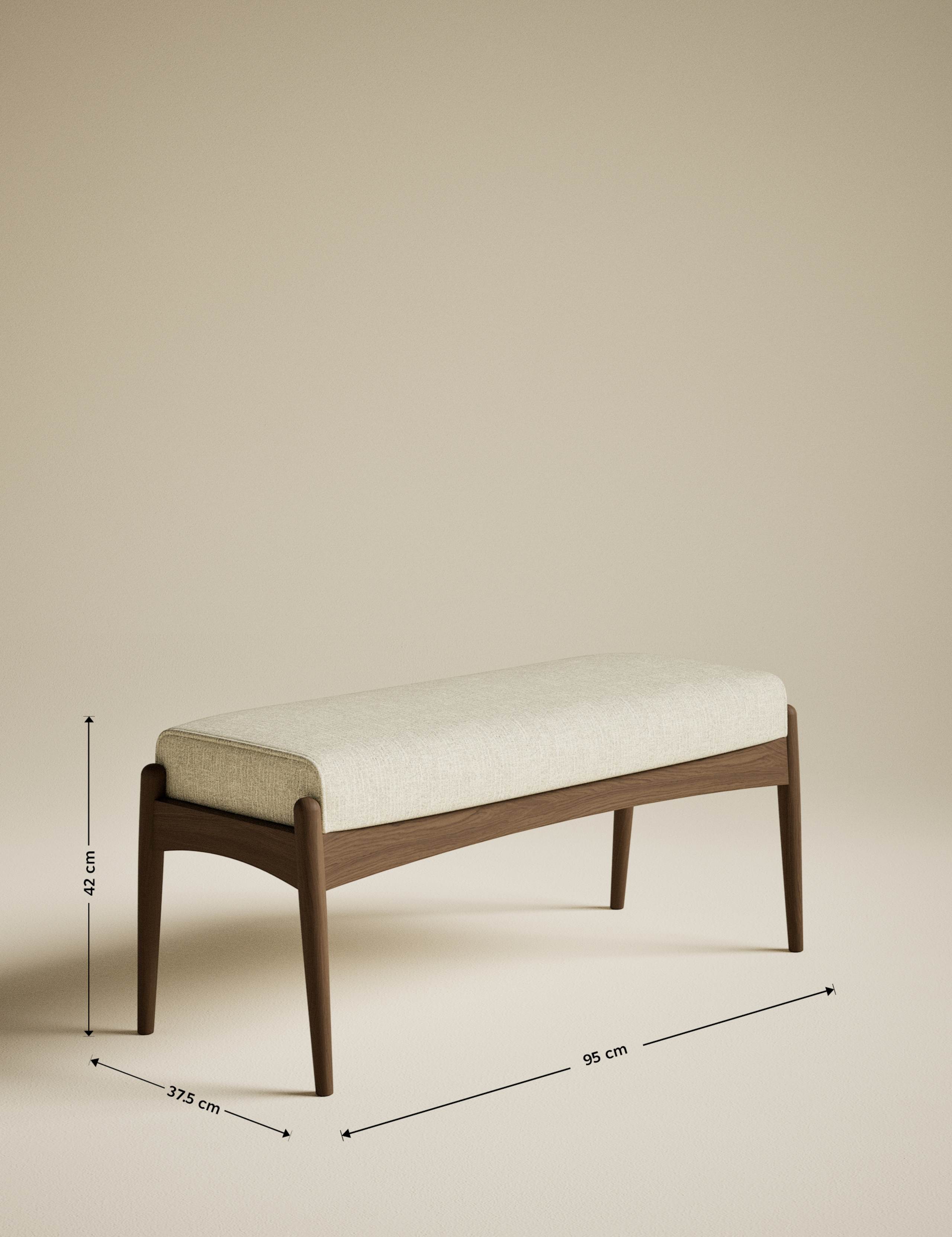 Sherwood Dark Oak Bench 7 of 7