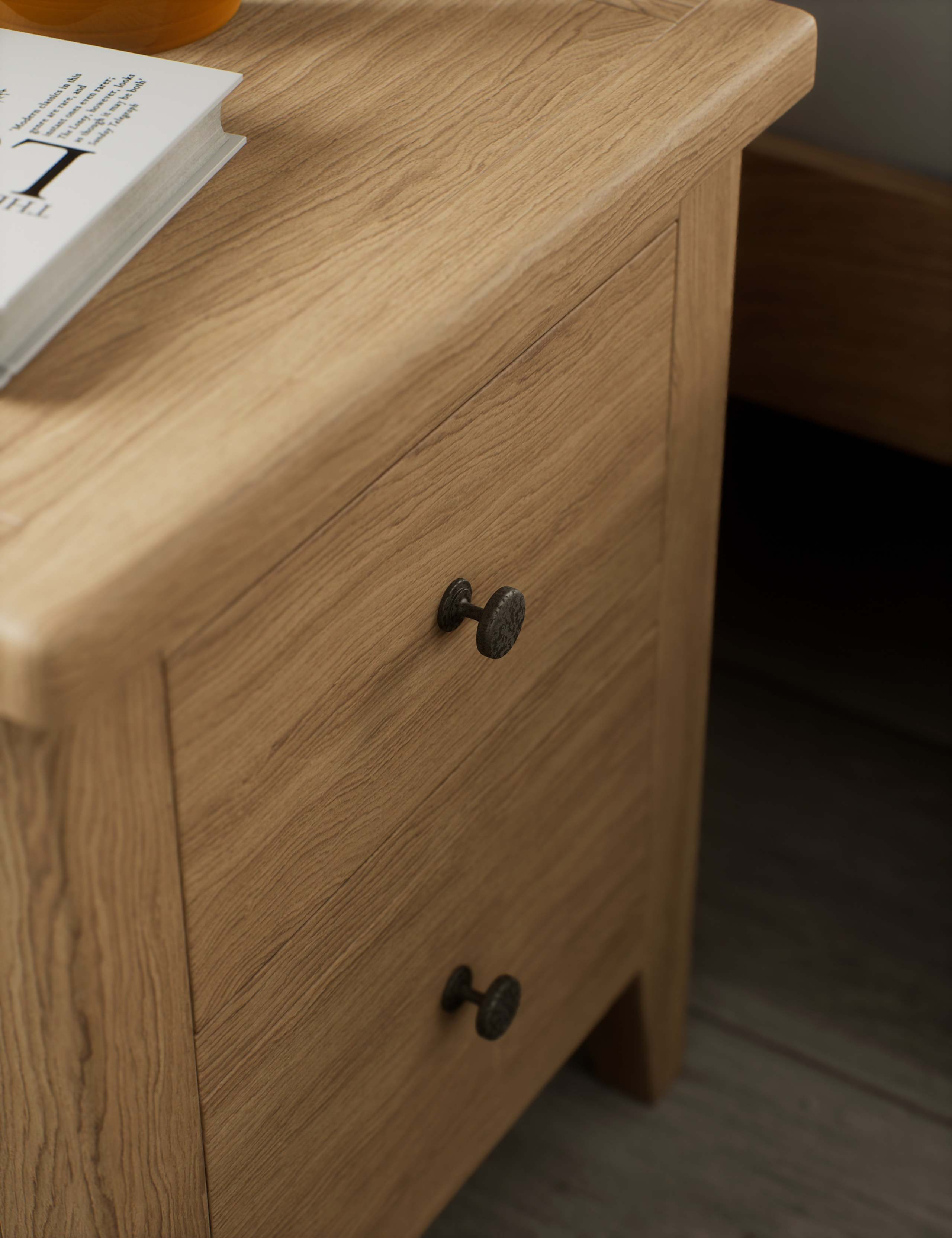 Amersham 2 Drawer Bedside Table 5 of 8