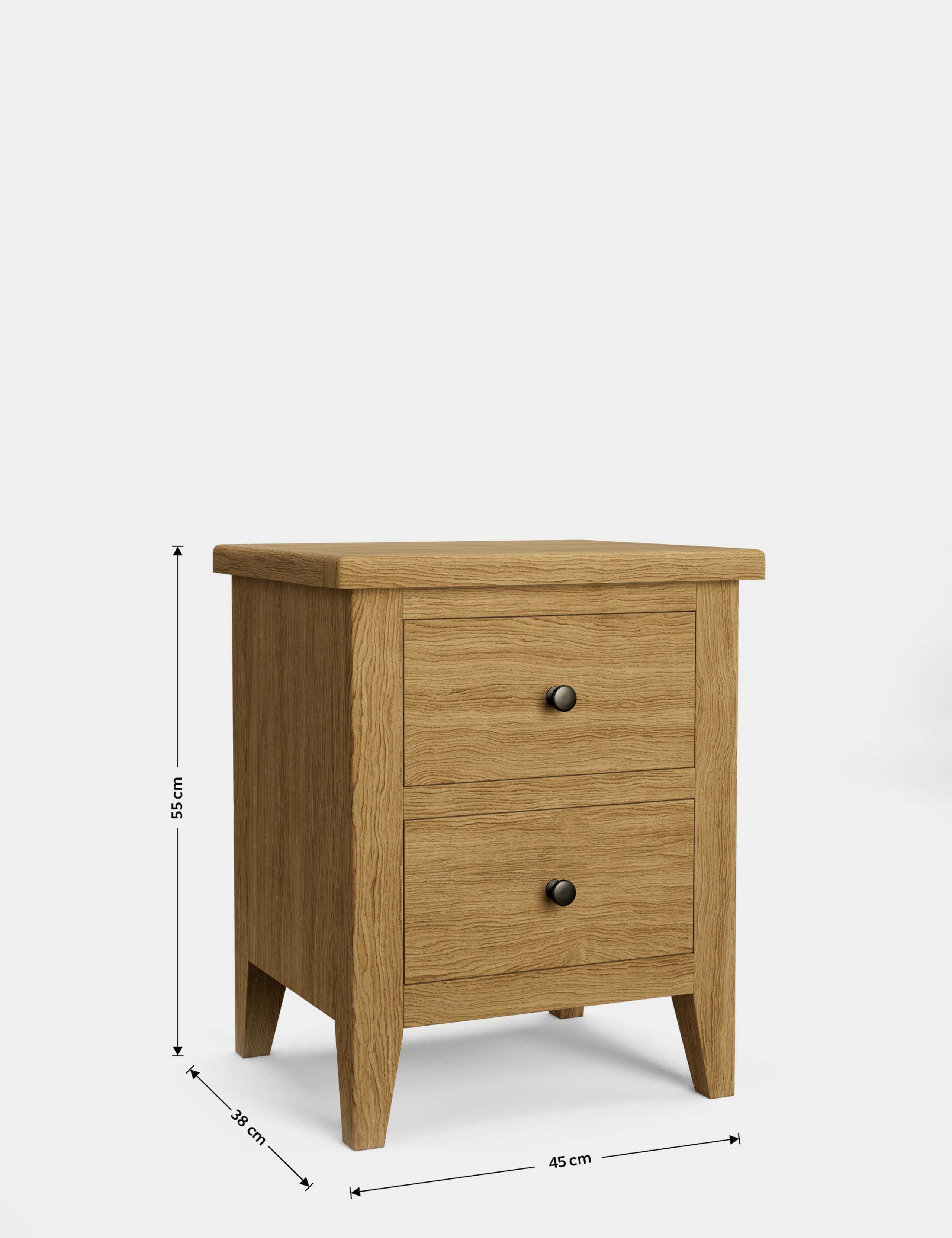 Amersham 2 Drawer Bedside Table 7 of 8