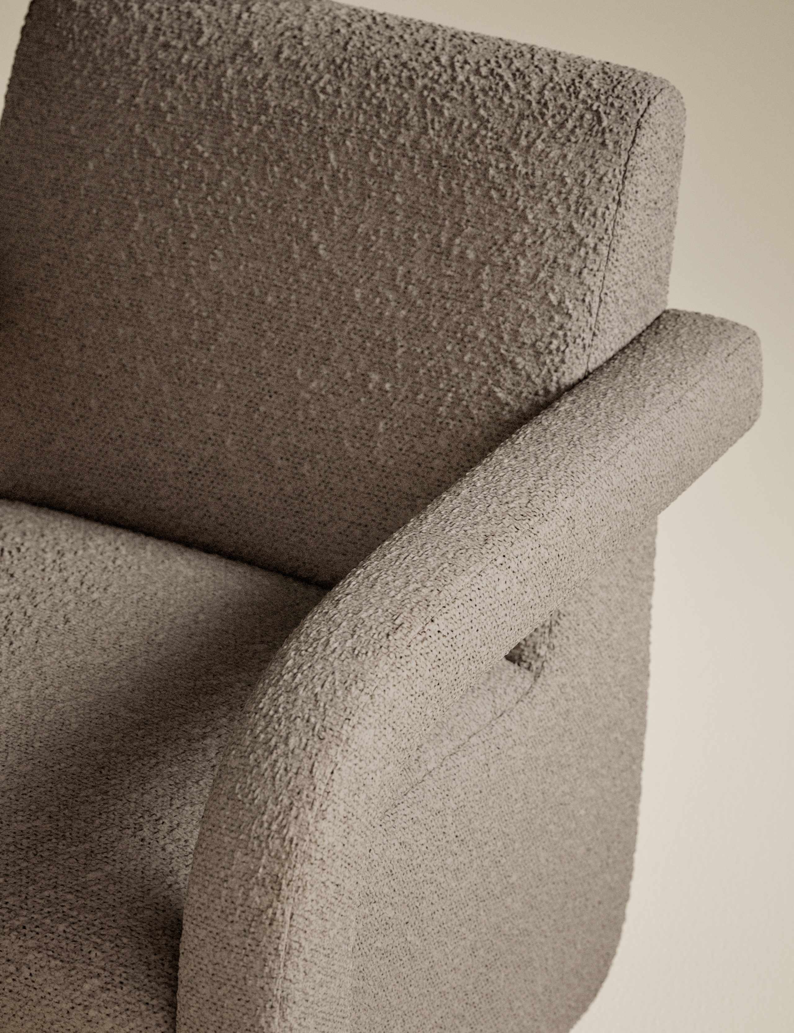 Bouclé Accent Chair 5 of 6