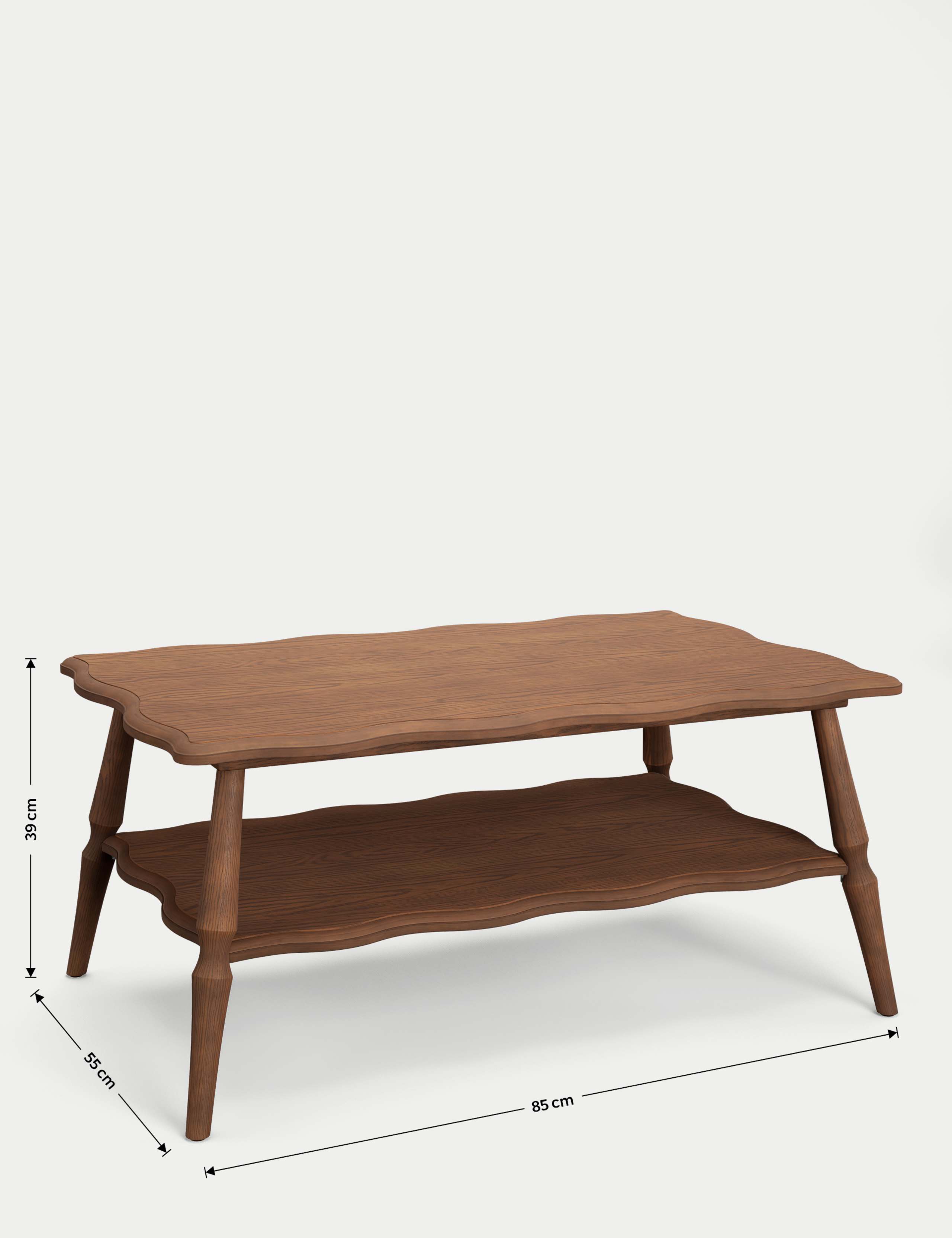 Scalloped Coffee Table 6 of 7