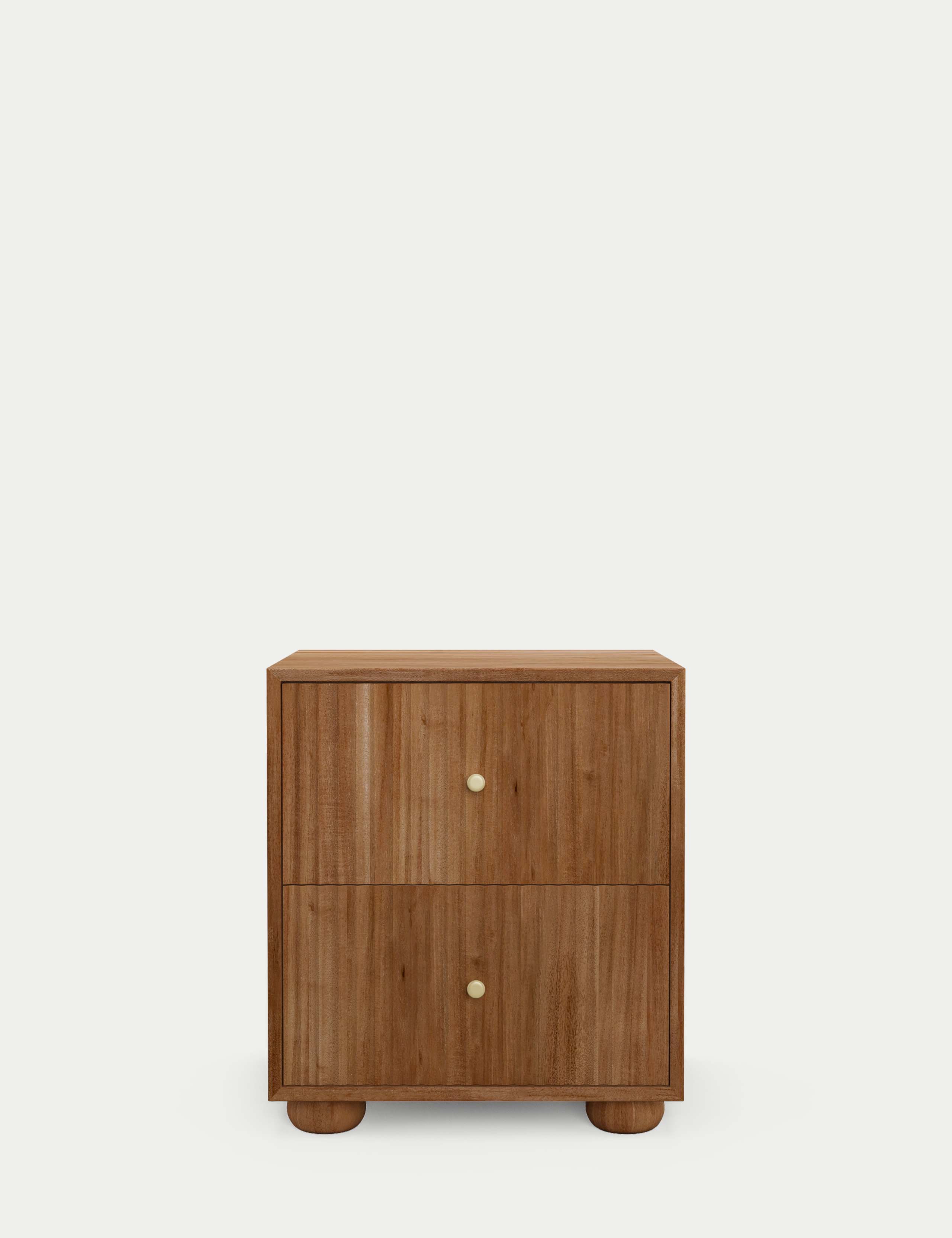 Langham 2 Drawer Bedside Table 2 of 8