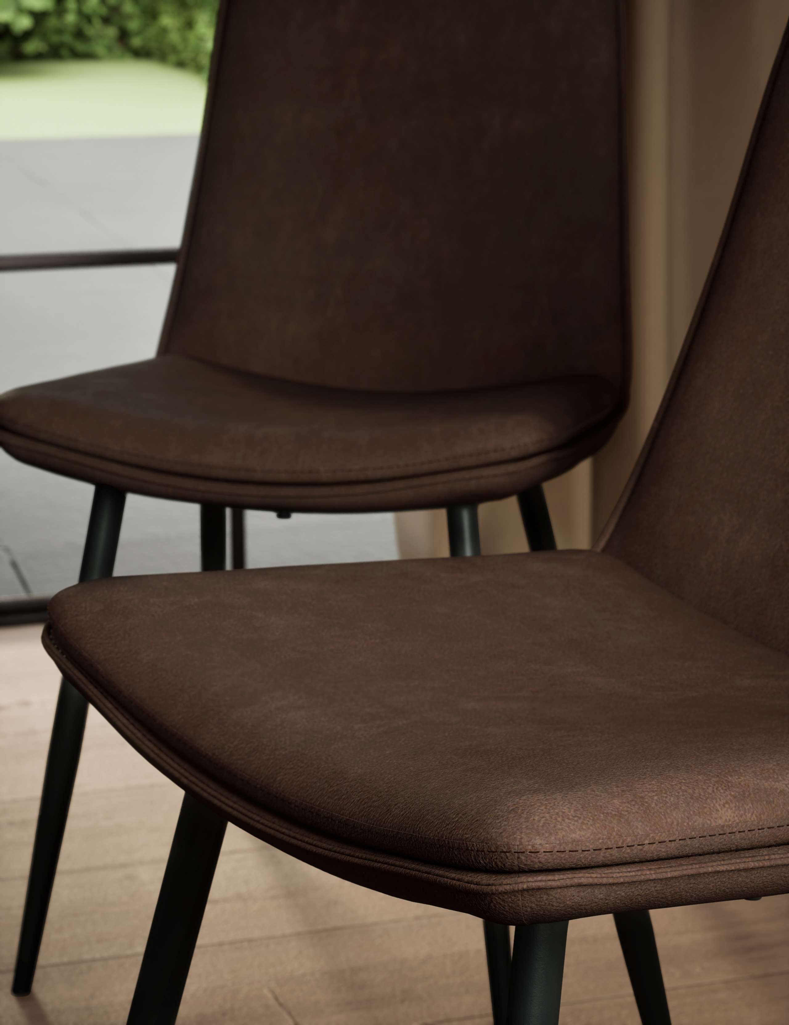 Set of 2 Cullen Dining Chairs 3 of 6