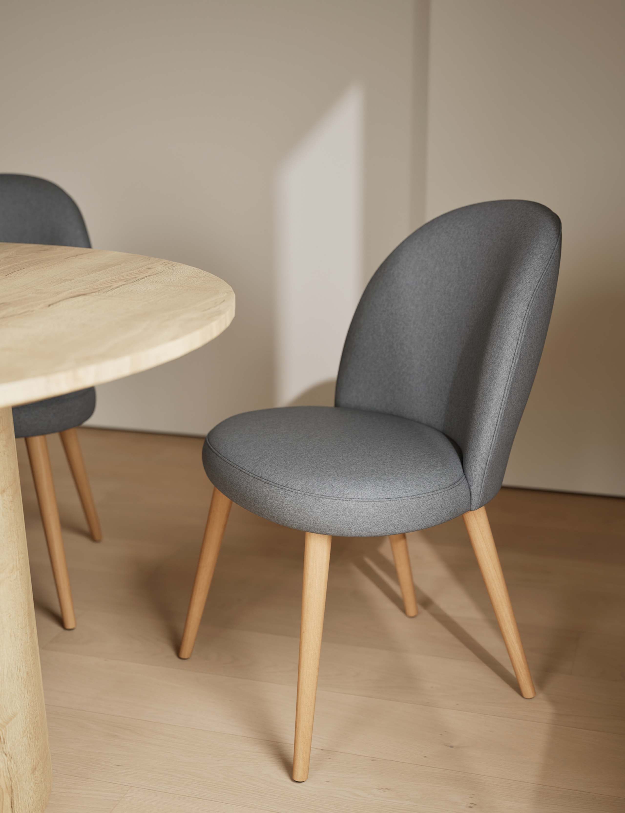 Set of 2 Nord Dining Chairs 1 of 8