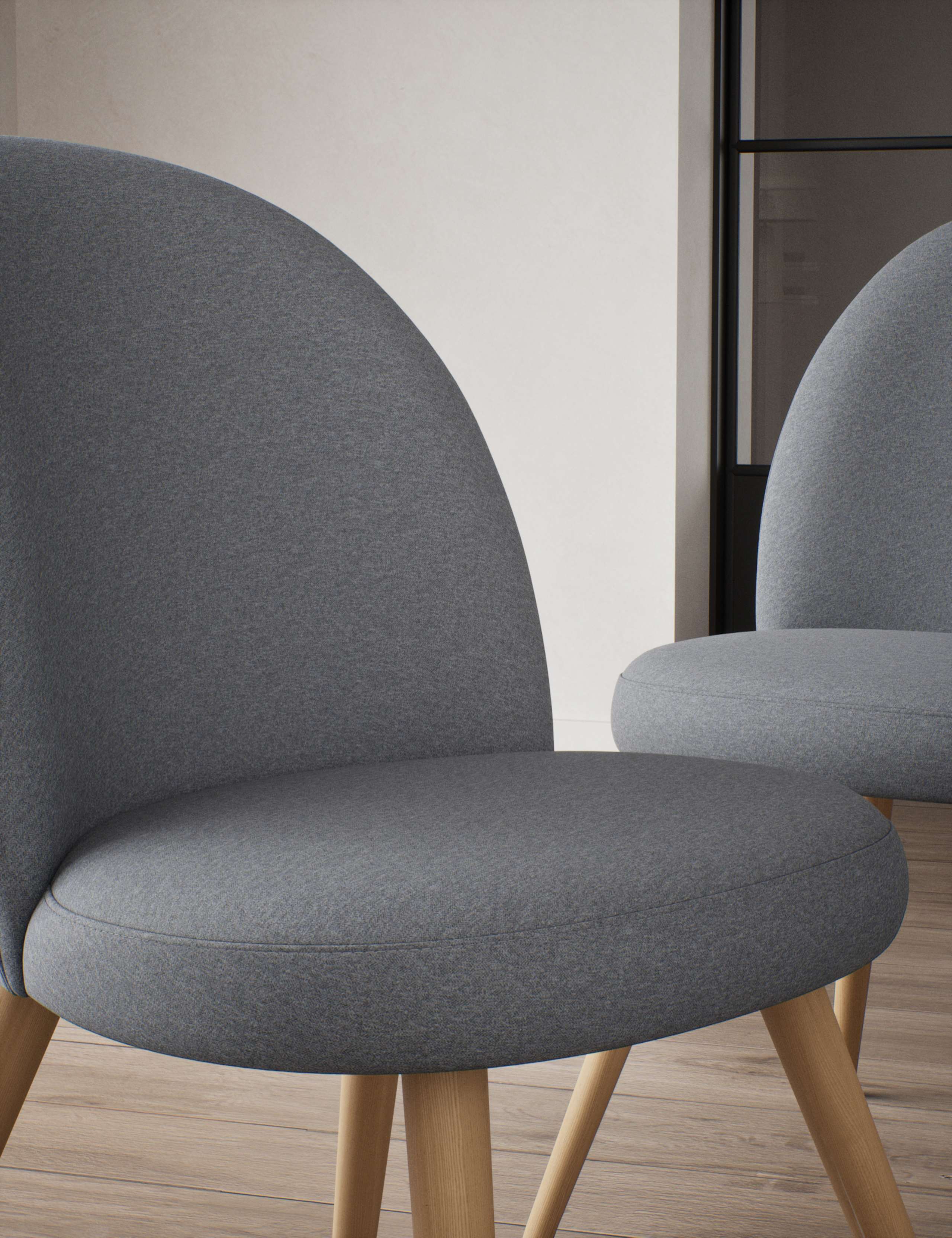 Set of 2 Nord Dining Chairs 3 of 8