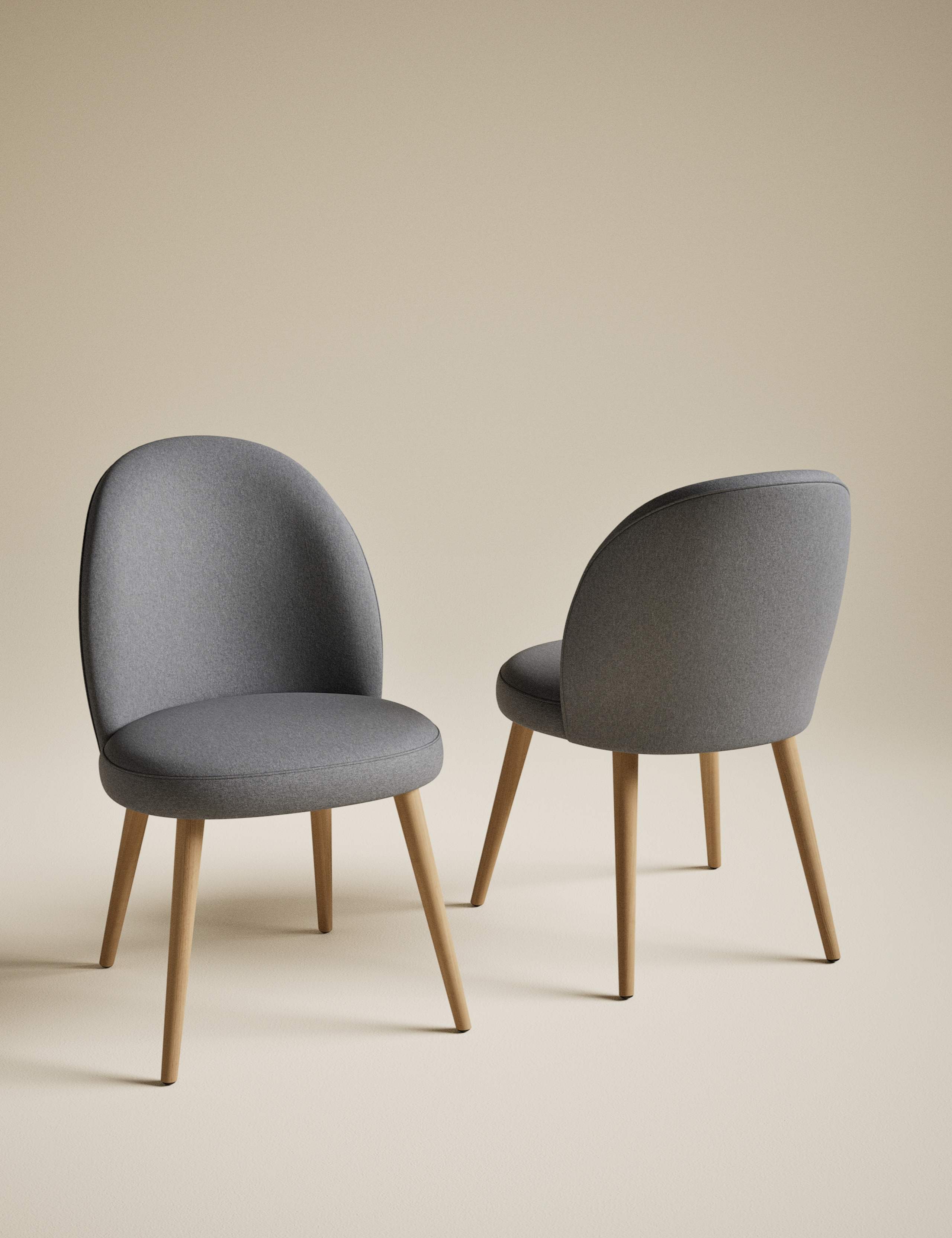 Set of 2 Nord Dining Chairs 6 of 8