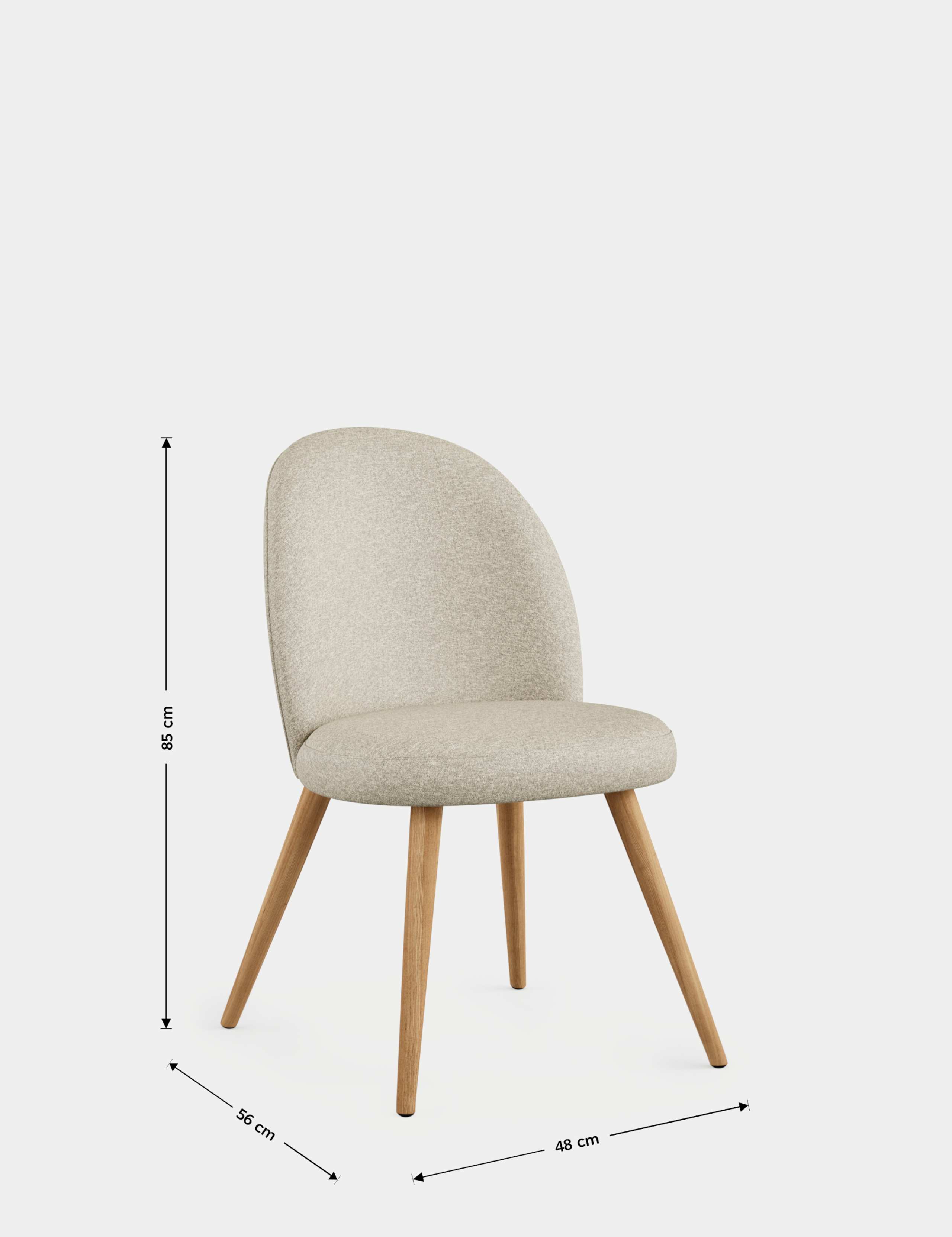 Set of 2 Nord Dining Chairs 6 of 6