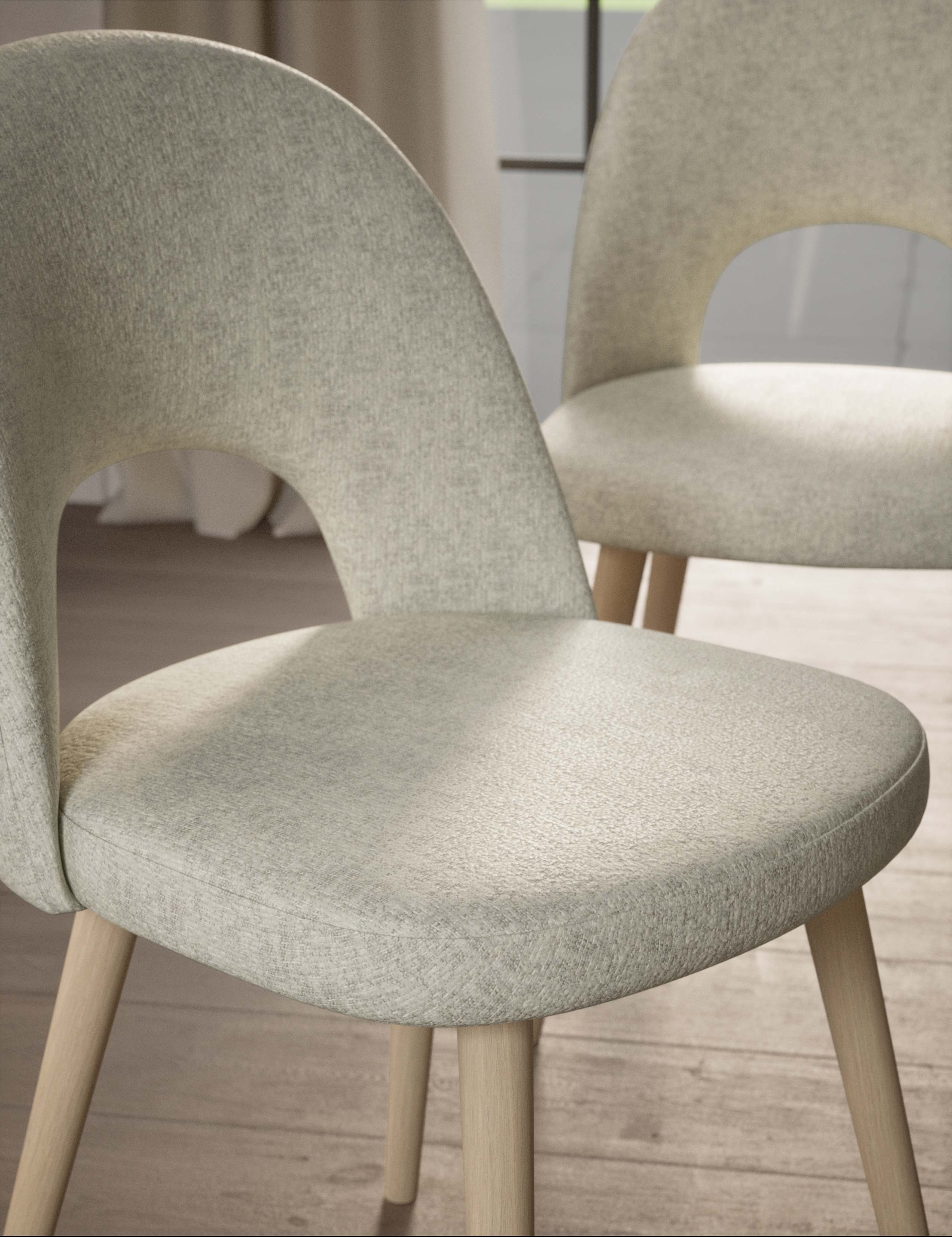 Set of 2 Tara Dining Chairs 3 of 6