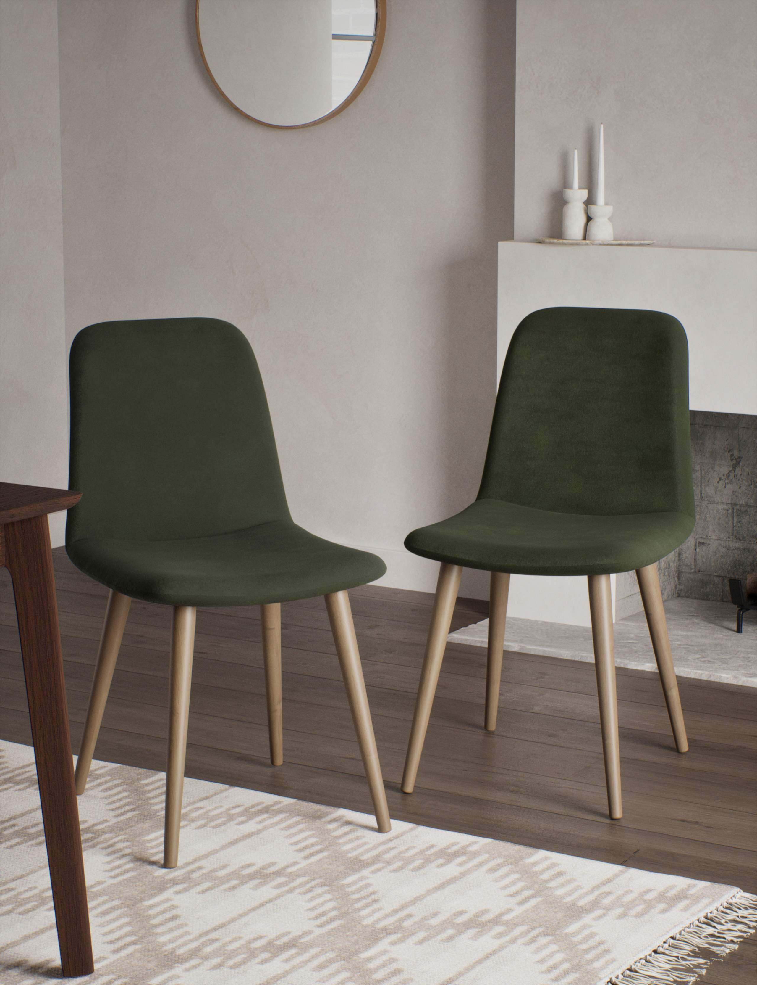 Set of 2 Hive Dining Chairs 1 of 7