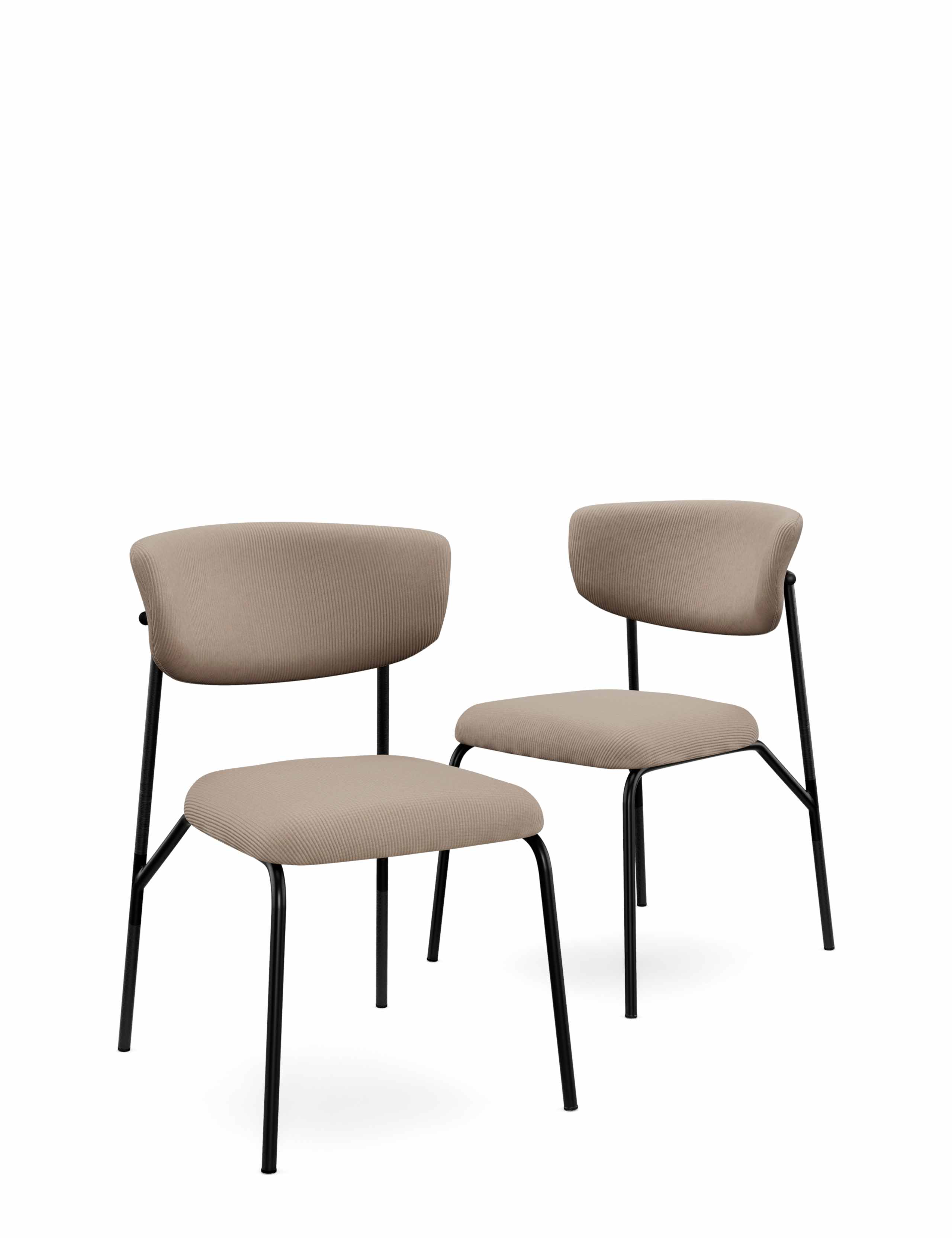 Set of 2 Lucas Dining Chairs 2 of 7