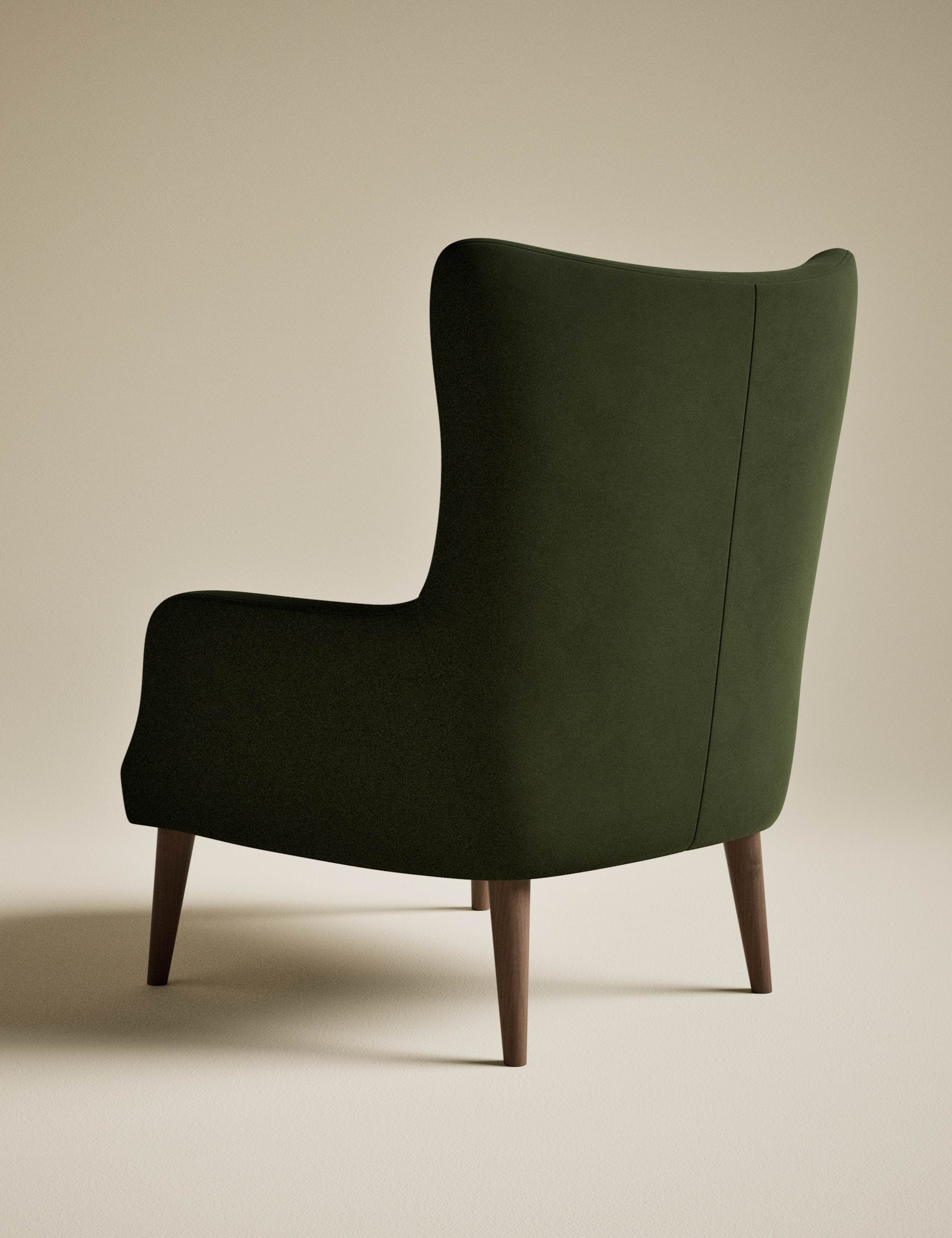 Harriet Velvet Accent Chair 3 of 7