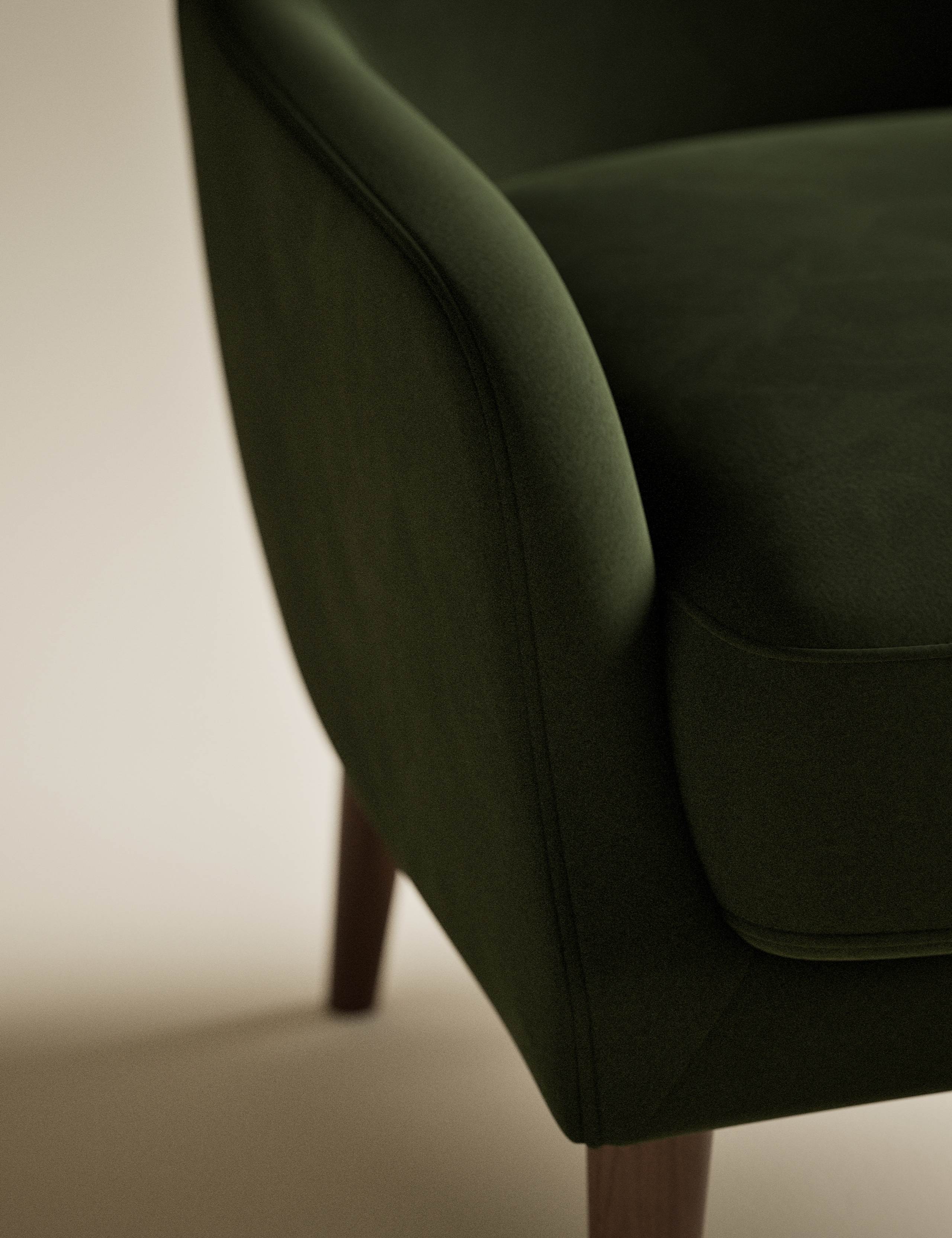 Harriet Velvet Accent Chair 4 of 7